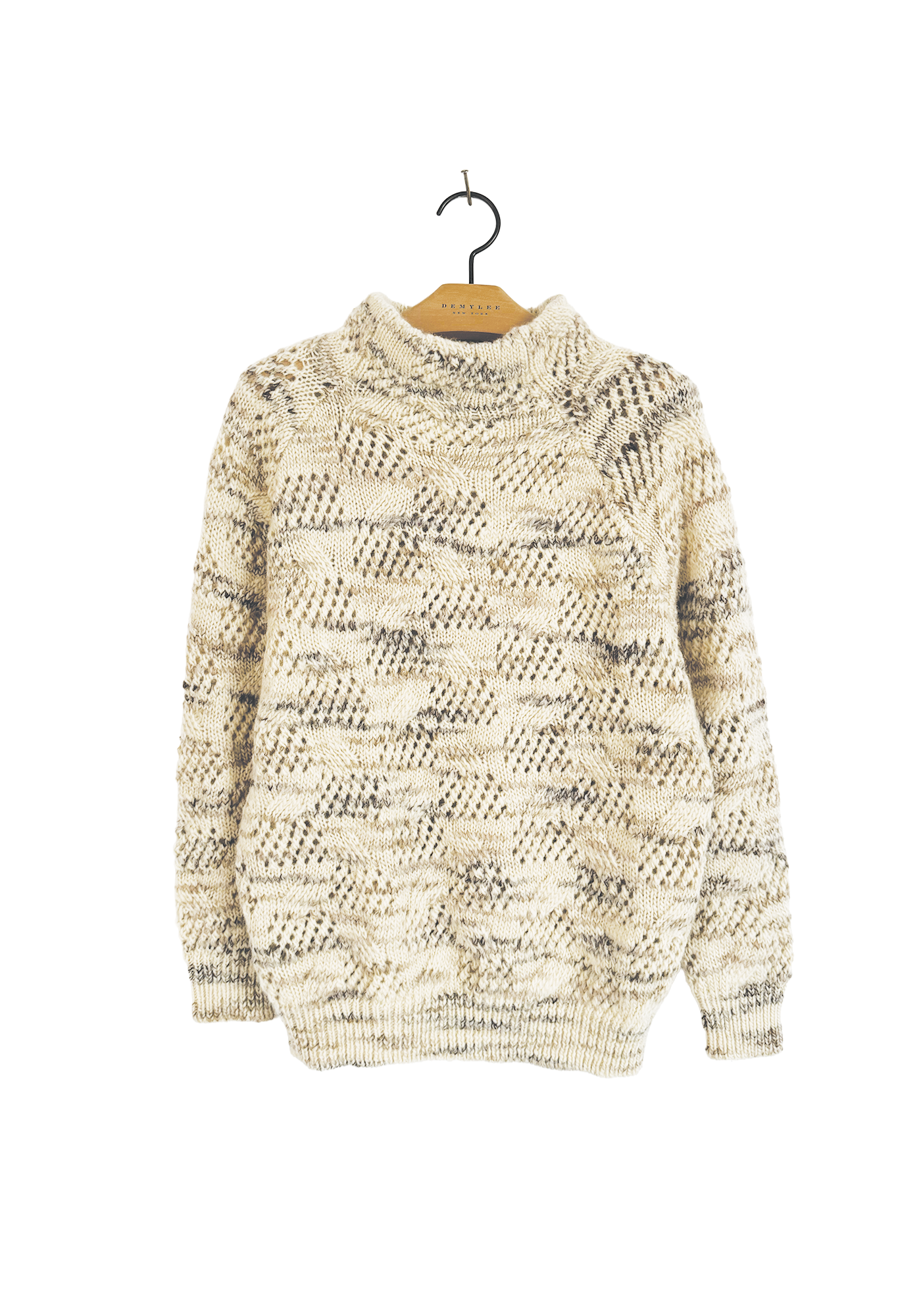 Textured Sweater - Marble Brown