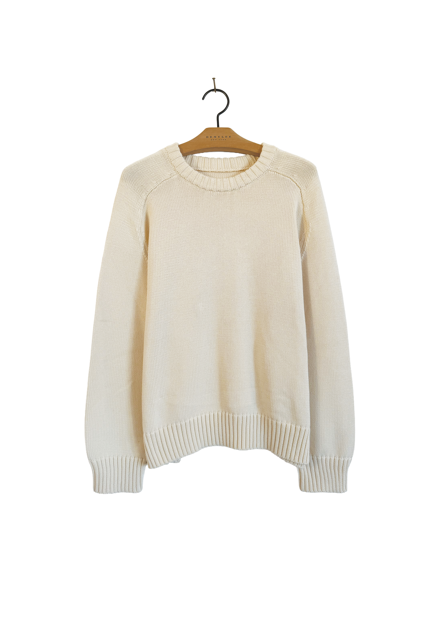 Saddle Sleeve Crewneck - Off White