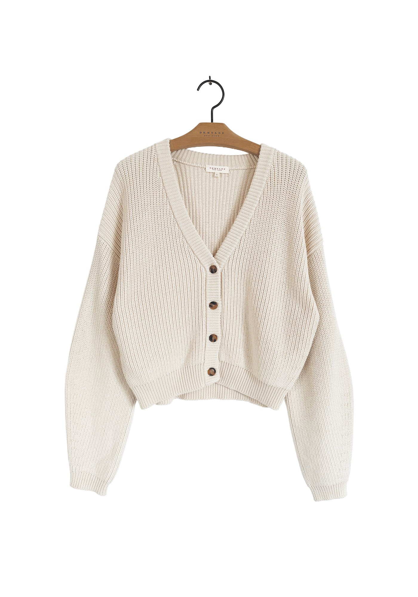 Ribbed Cardigan - Off White