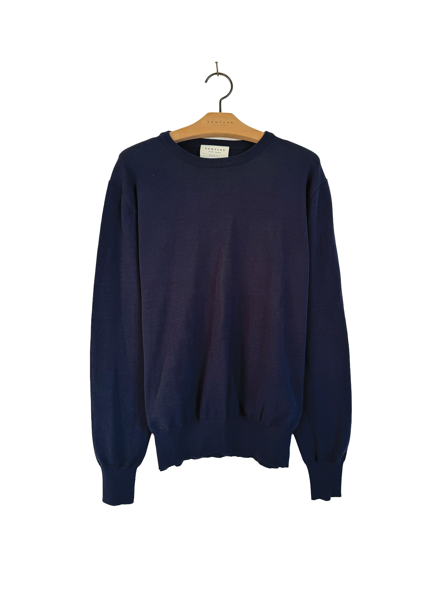 Cotton Crewneck - Navy
