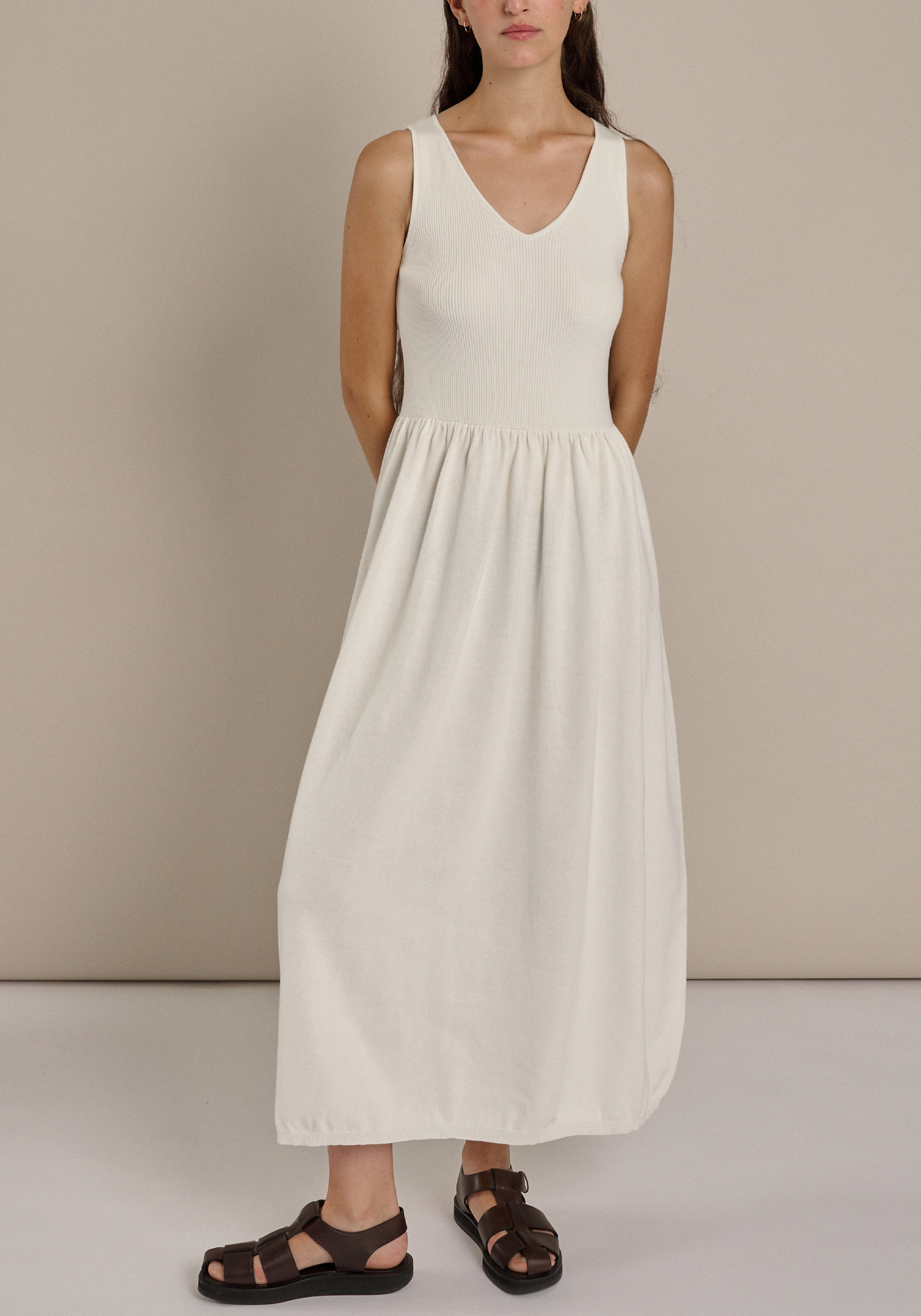 ベラドンナ コットンドレス - オフホワイト