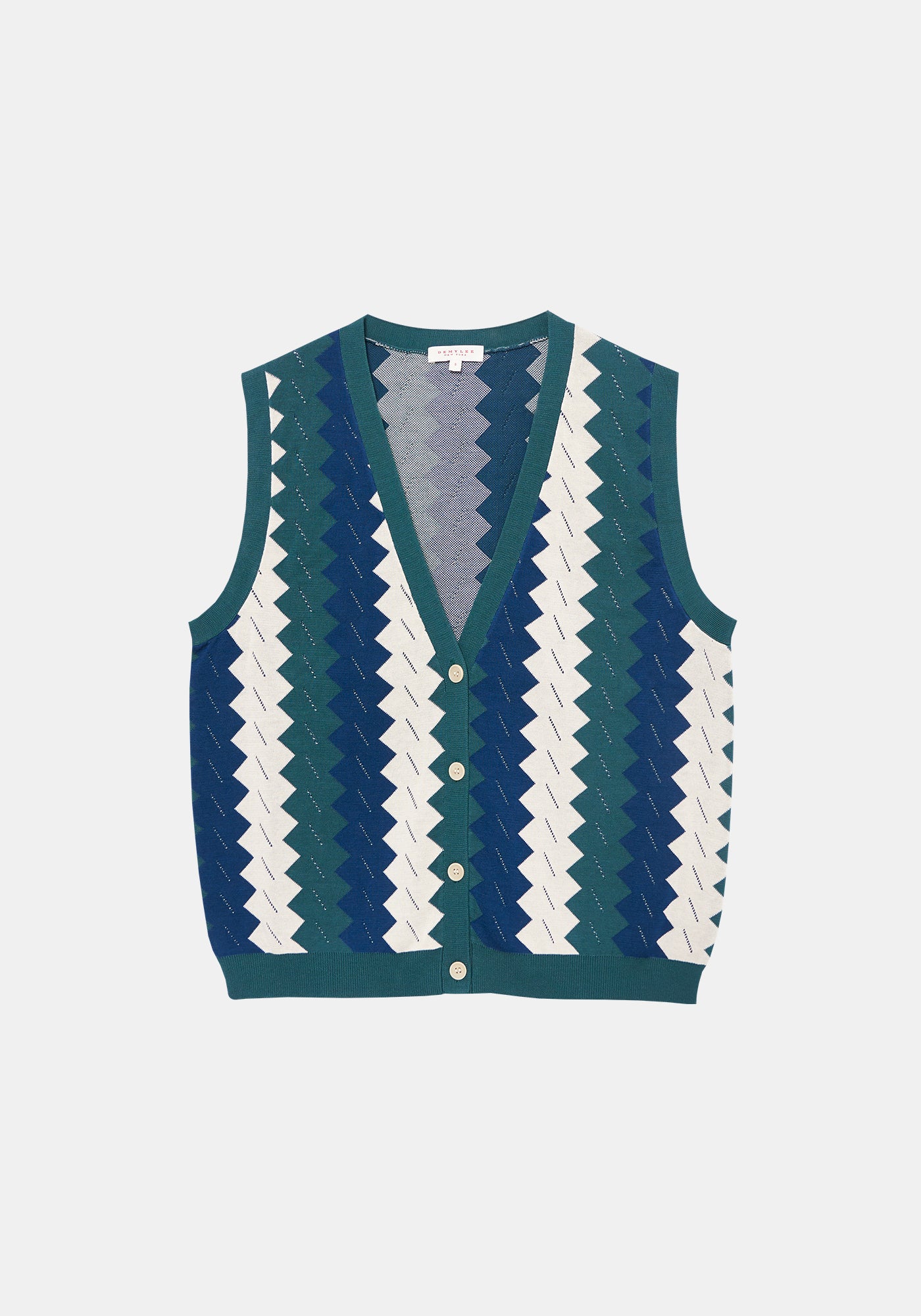 Calandra Vest - Mediterranean Green Combo
