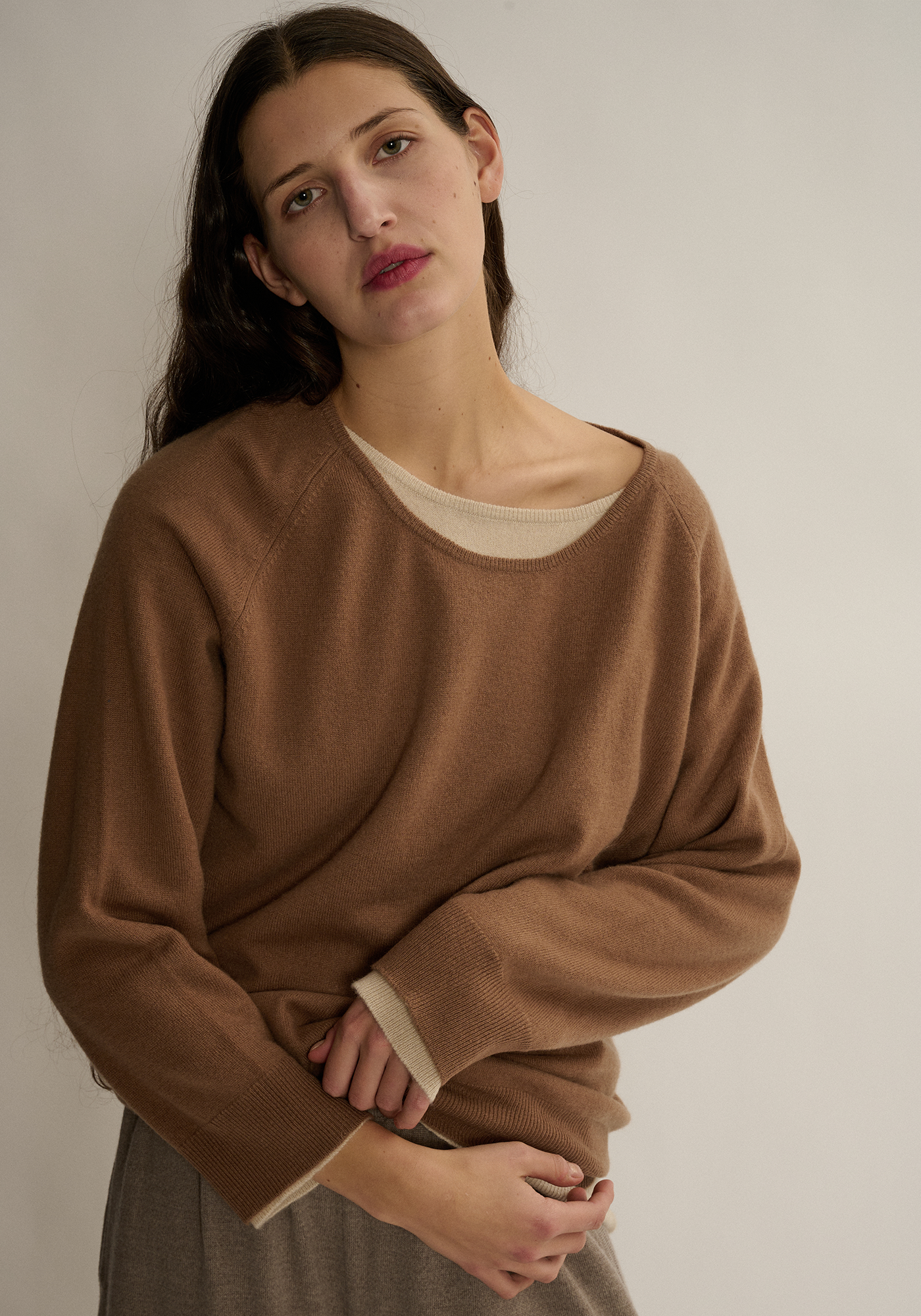 Dasey Cashmere Sweater - Almond