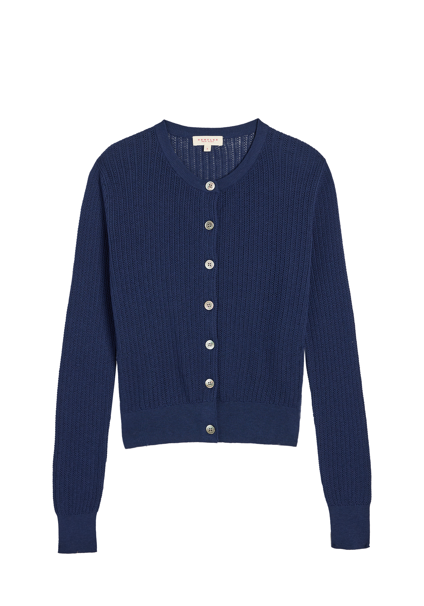 Edyta Cotton Silk Cardigan - Ink