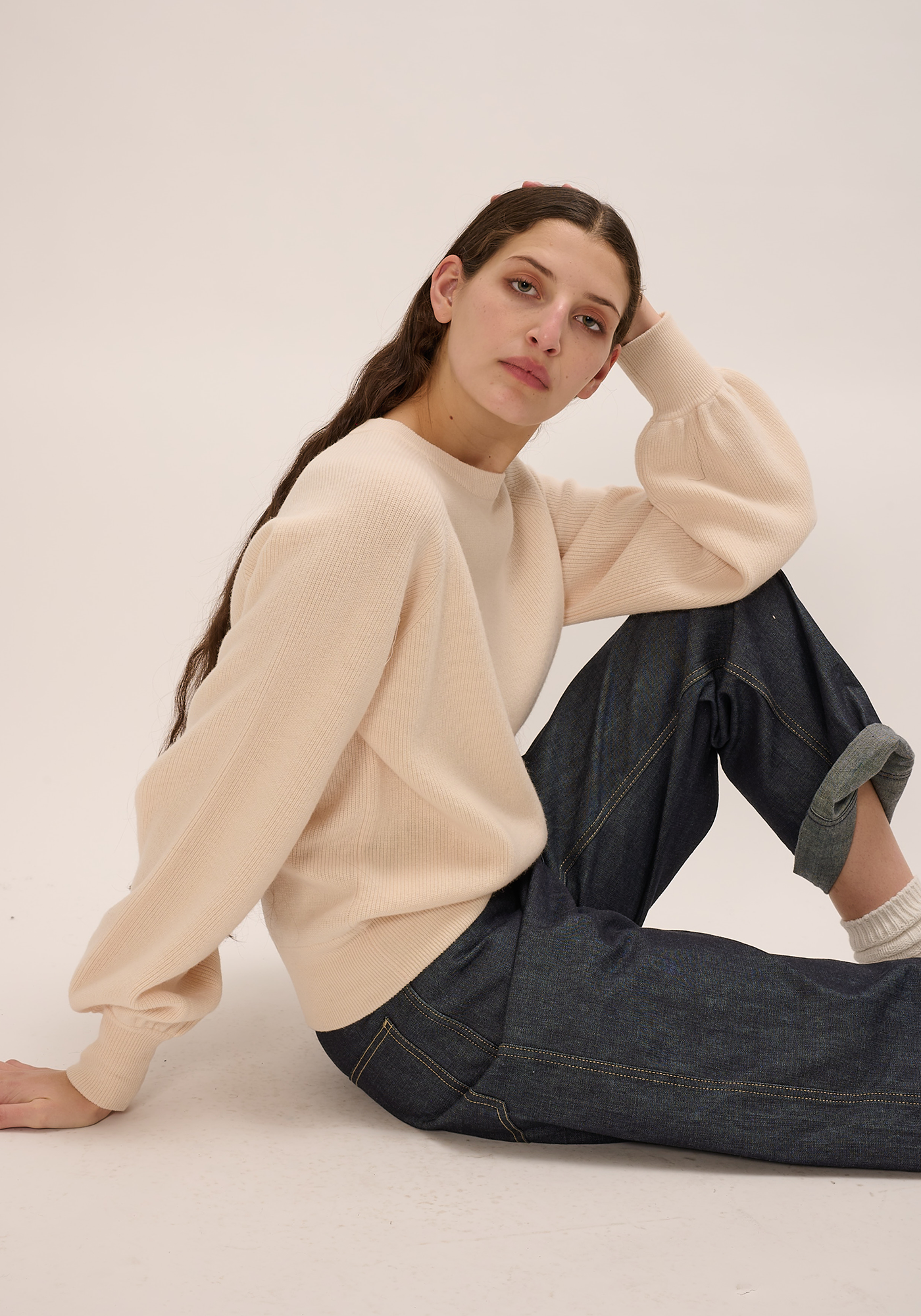 Kaius Merino Wool Sweater - Off White