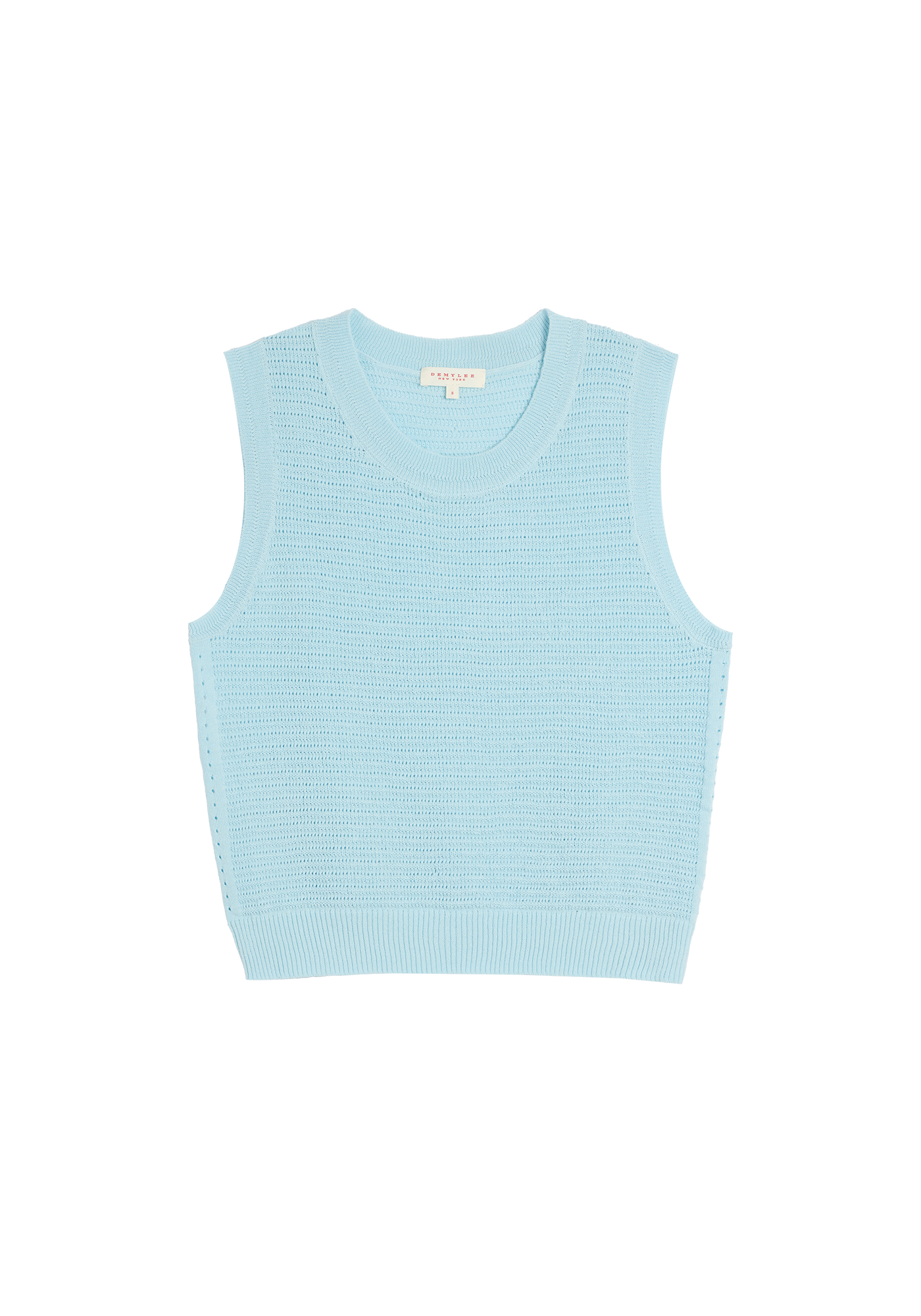Andrea Pointelle Rib Cotton Top