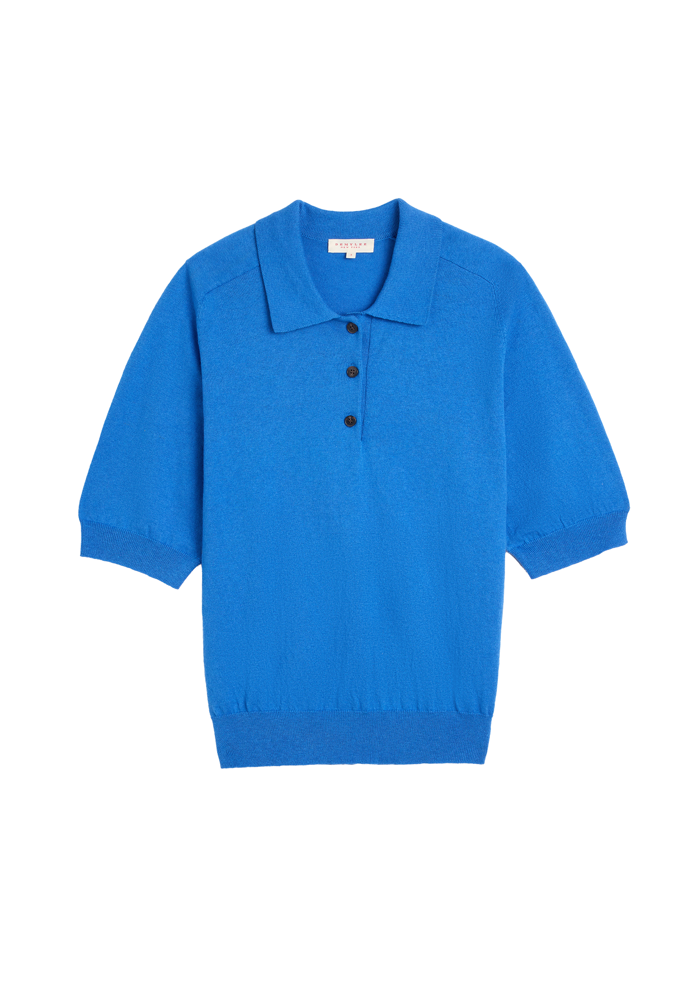 Billie Cotton Cashmere Polo Top