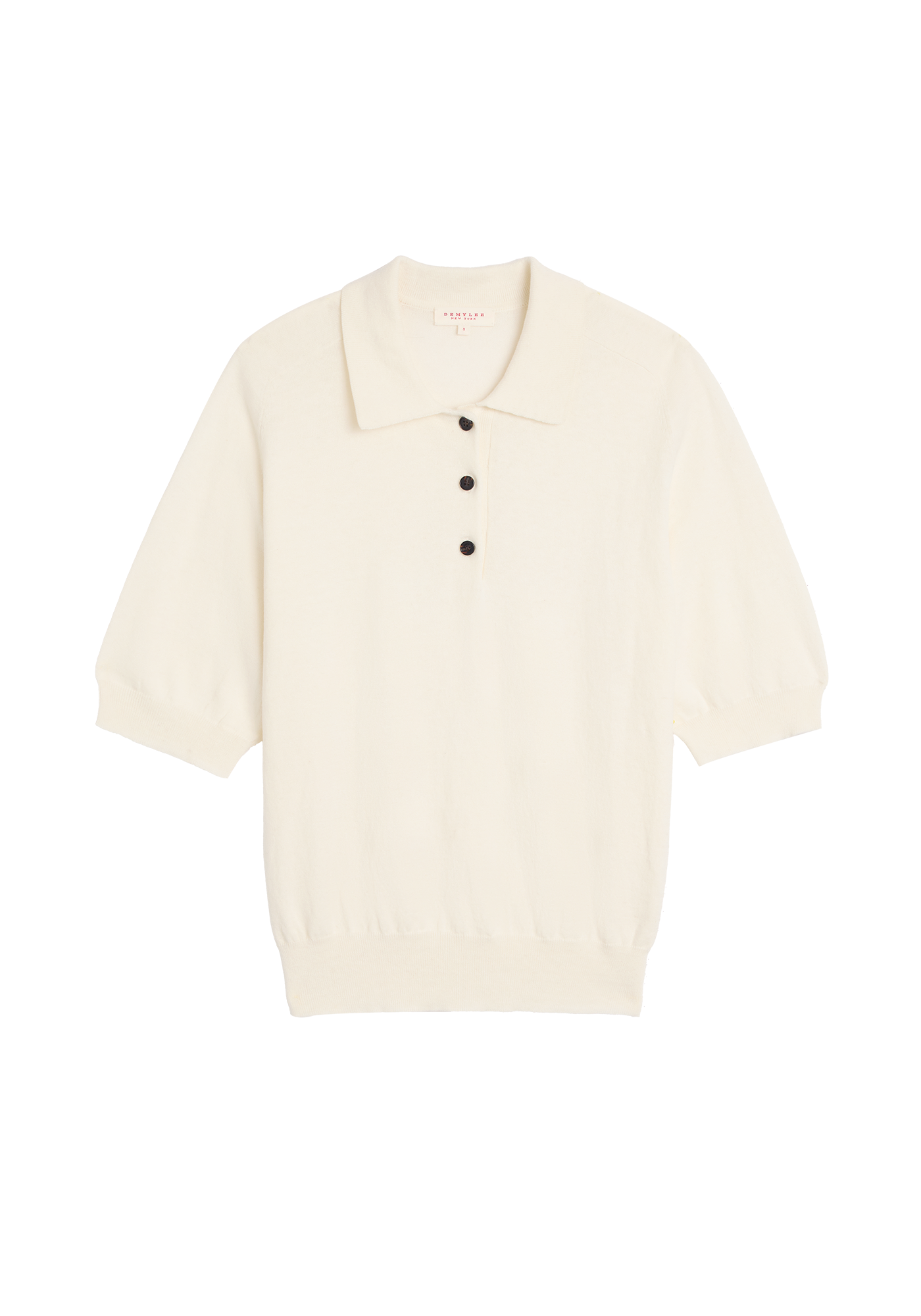 Billie Cotton Cashmere Polo Top