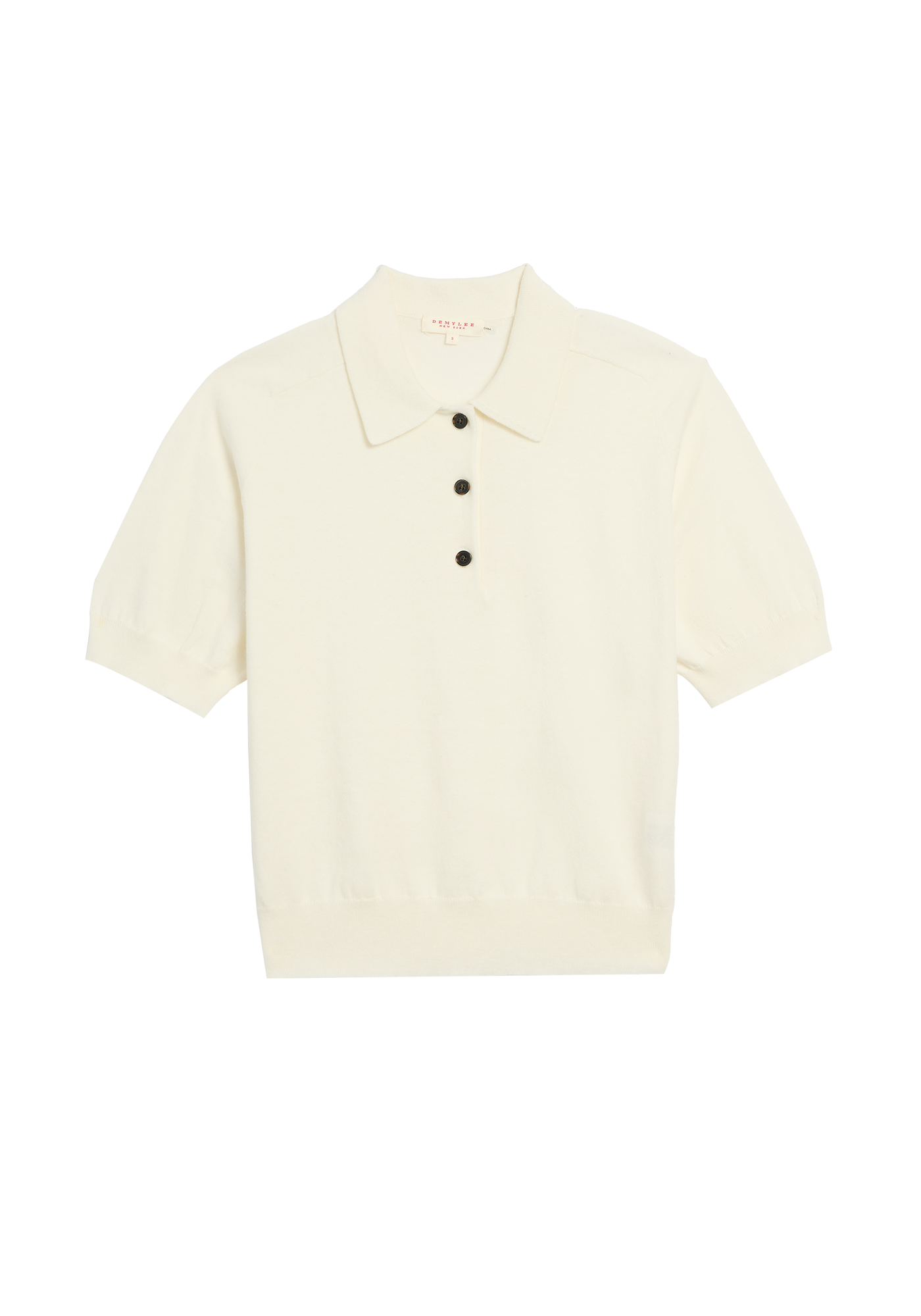 Billie Cotton Cashmere Polo Top