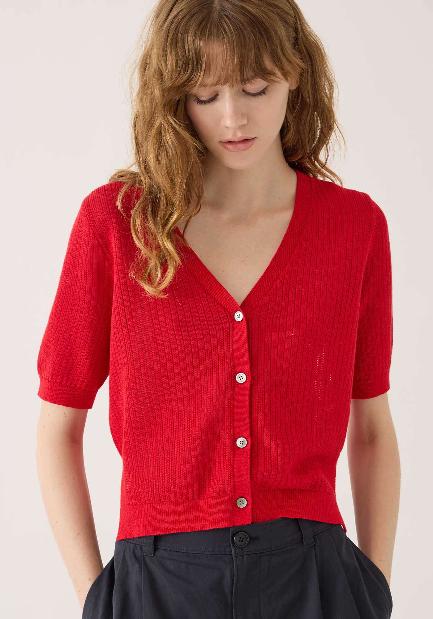 Cadence Cotton Linen Cardigan