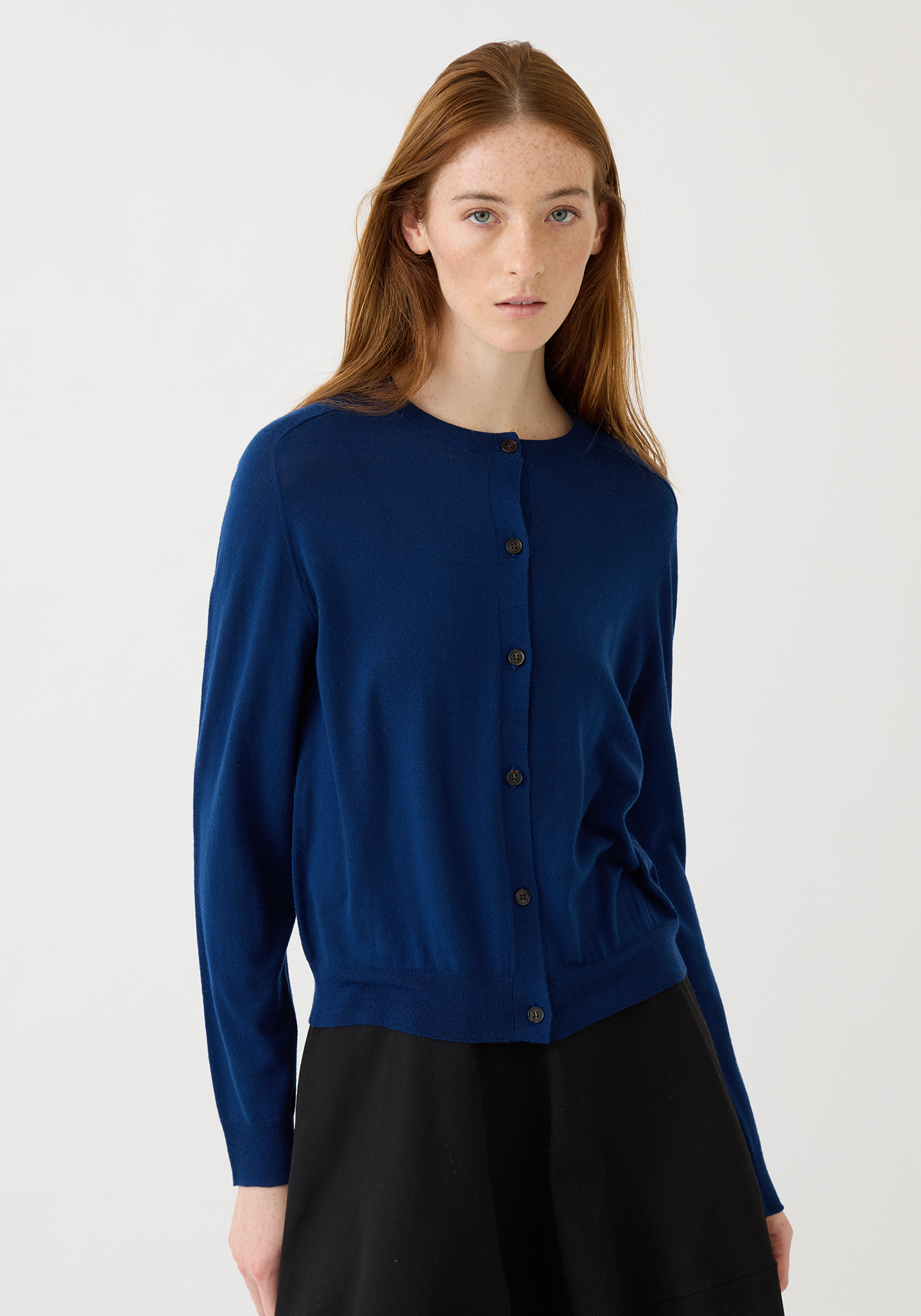 Caraline Superfine Merino Wool Cardigan