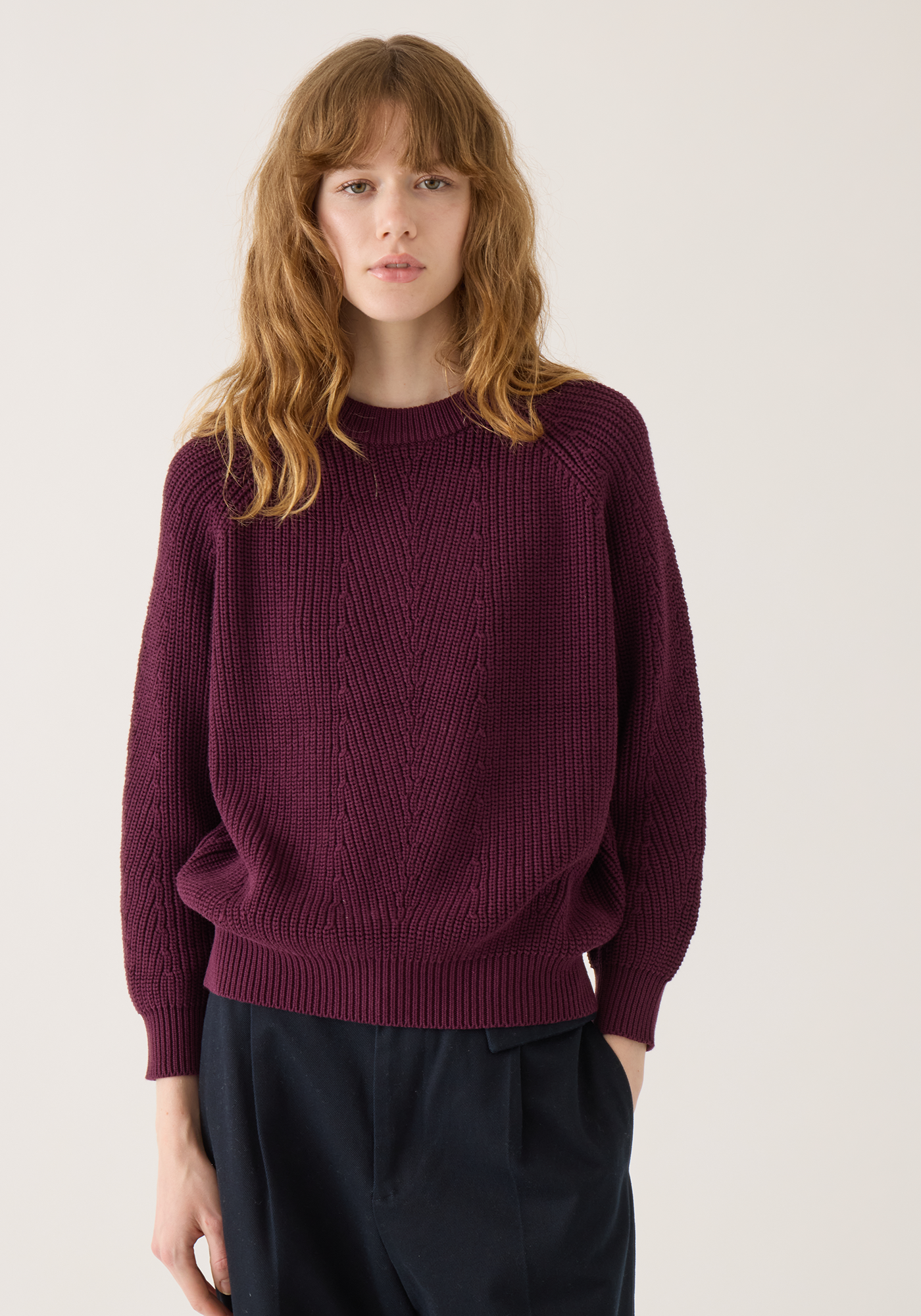 Chelsea Solid Cotton Sweater