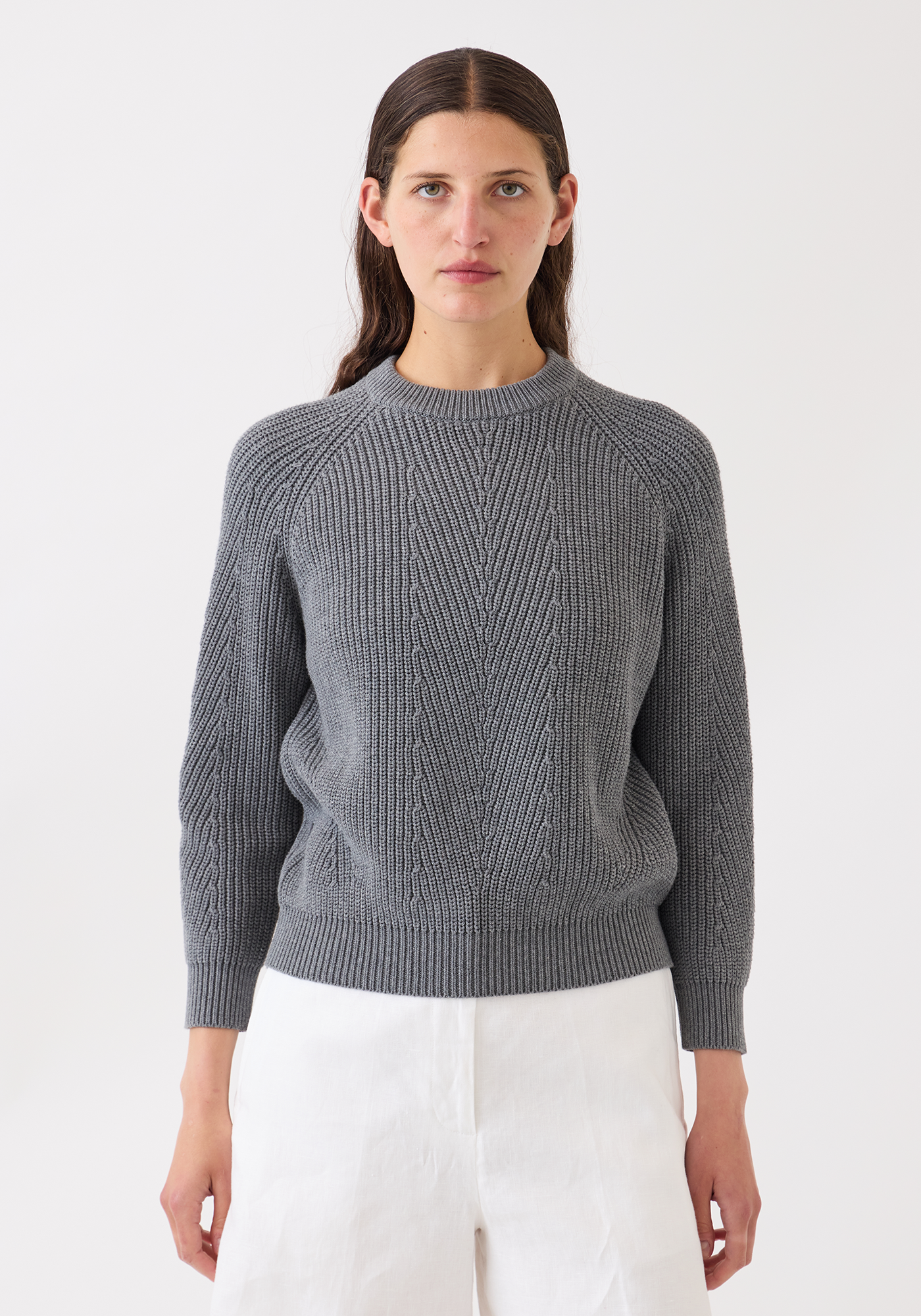 Chelsea Solid Cotton Sweater