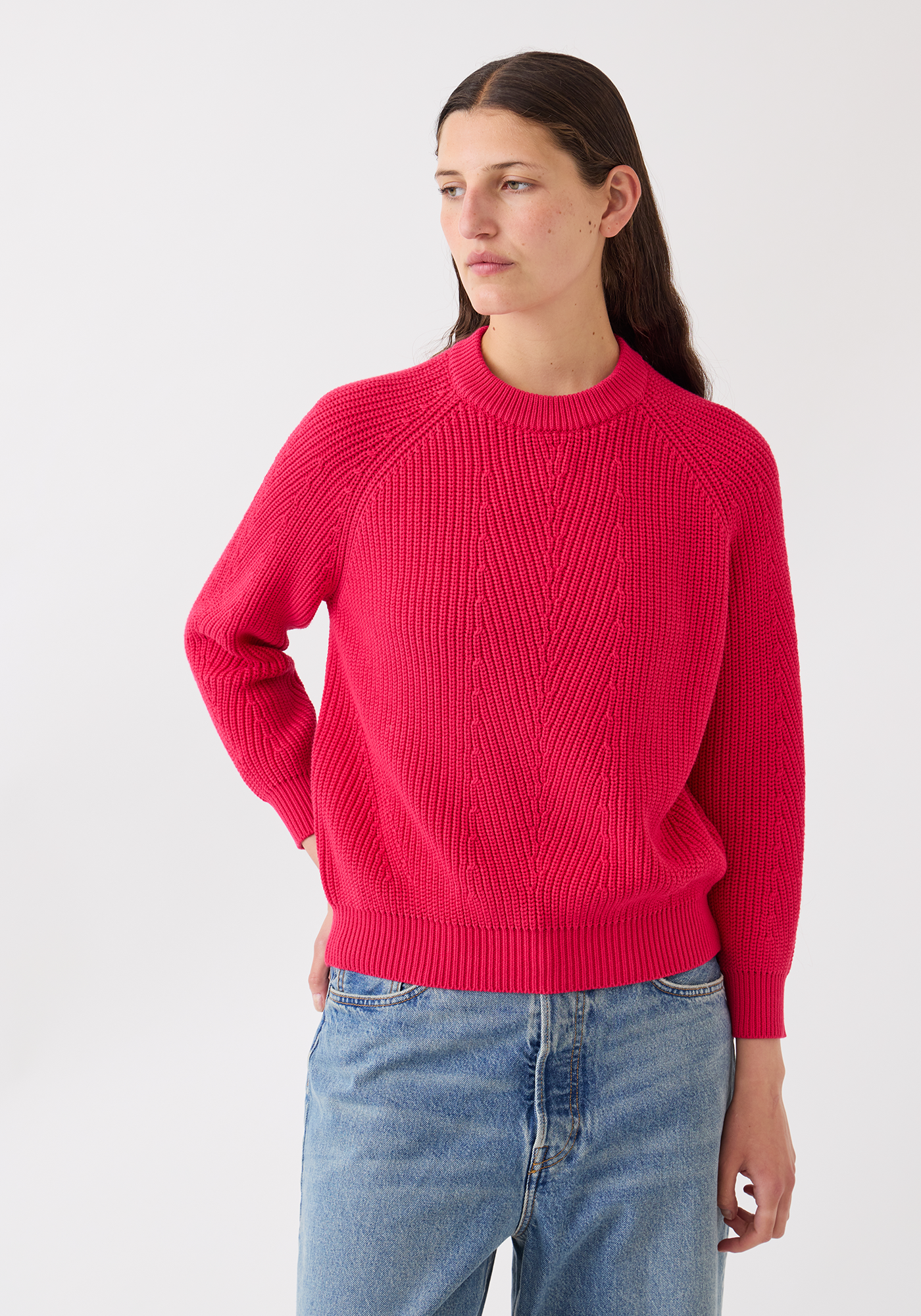 Chelsea Solid Cotton Sweater