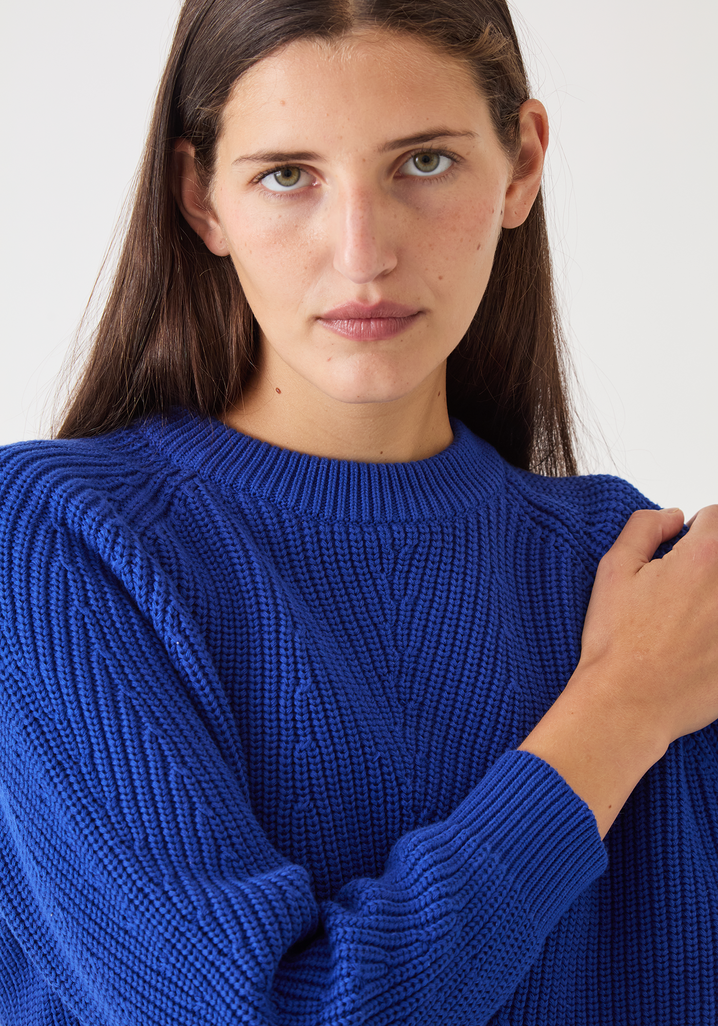 Chelsea Solid Cotton Sweater