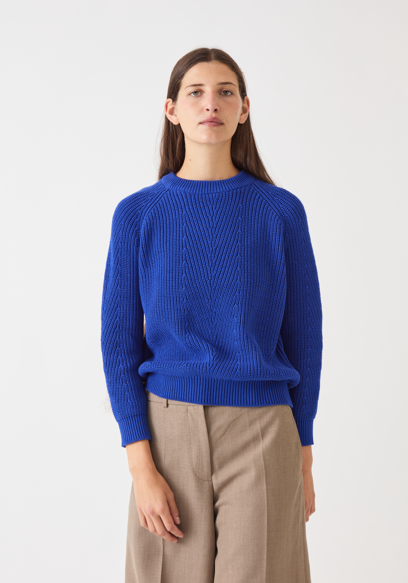 Chelsea Solid Cotton Sweater