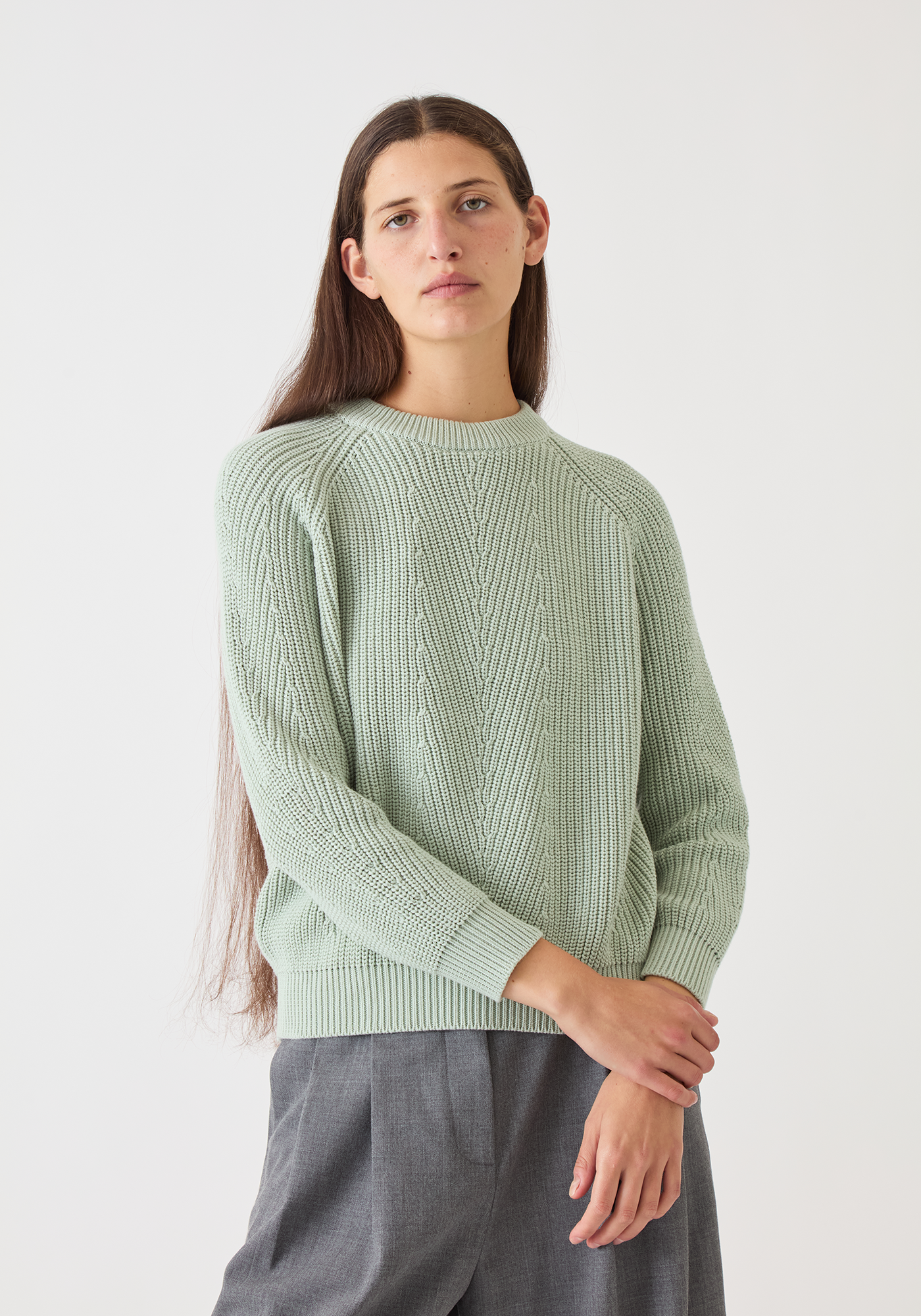 Chelsea Solid Cotton Sweater
