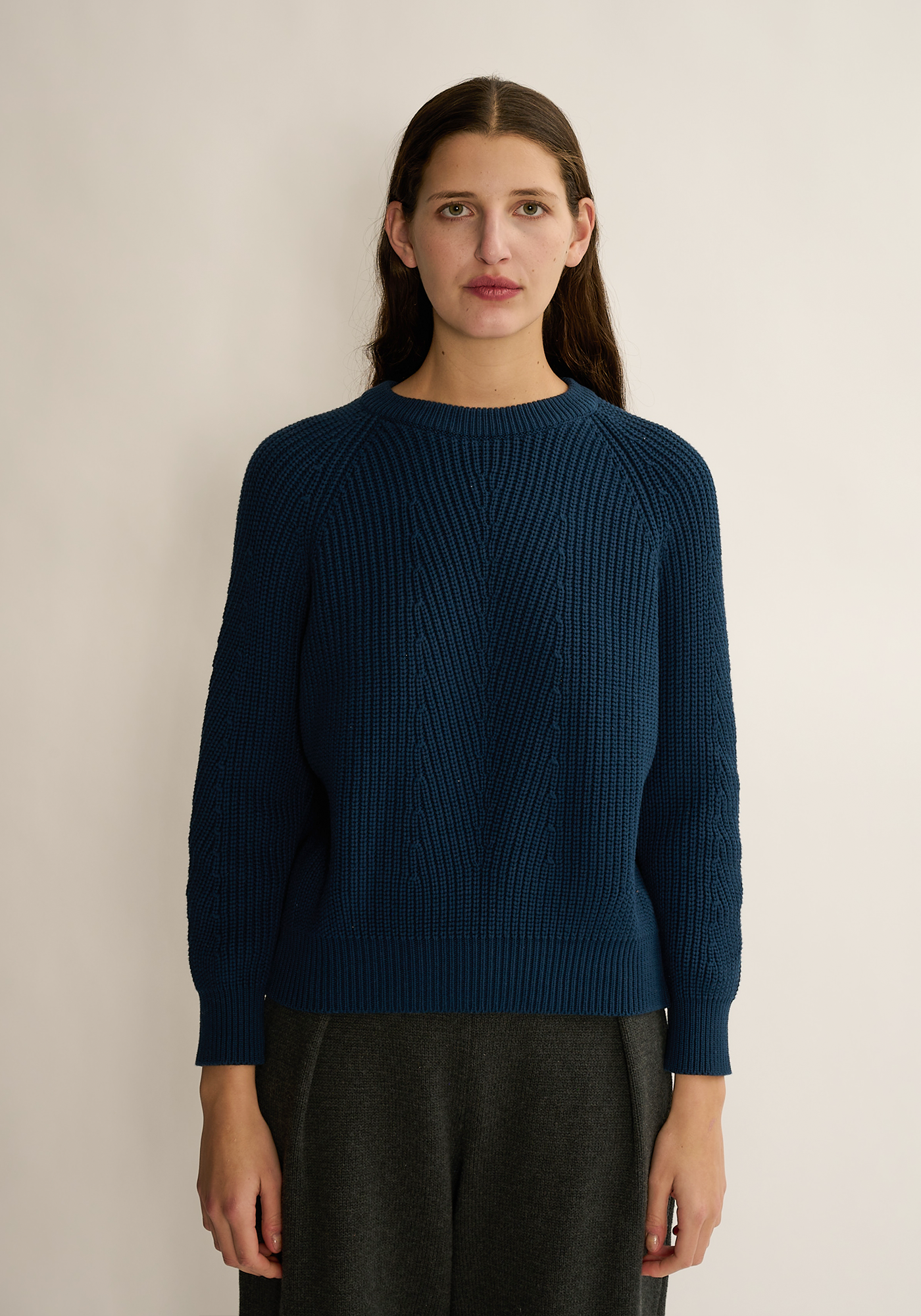 Chelsea Solid Cotton Sweater