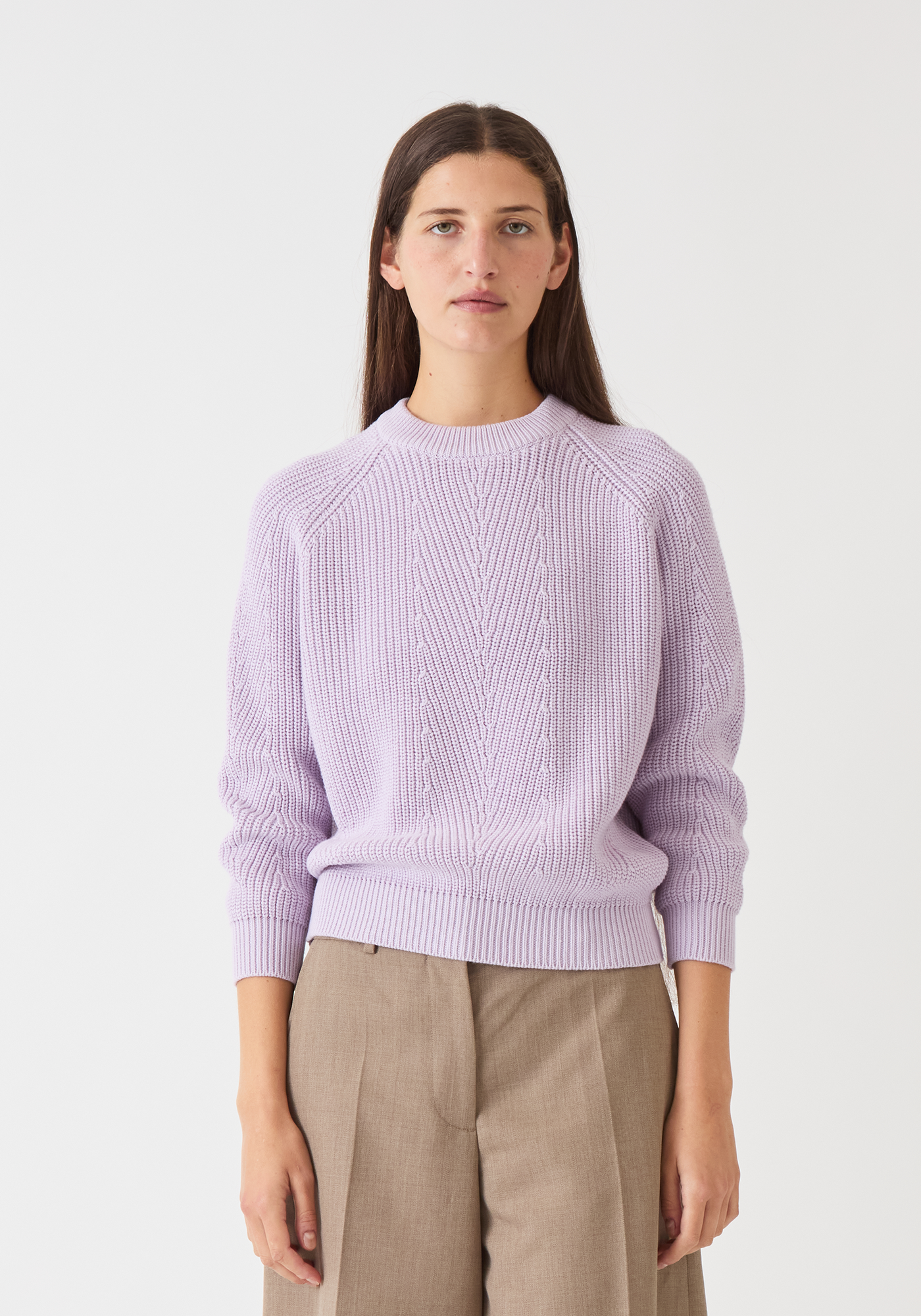 Chelsea Solid Cotton Sweater