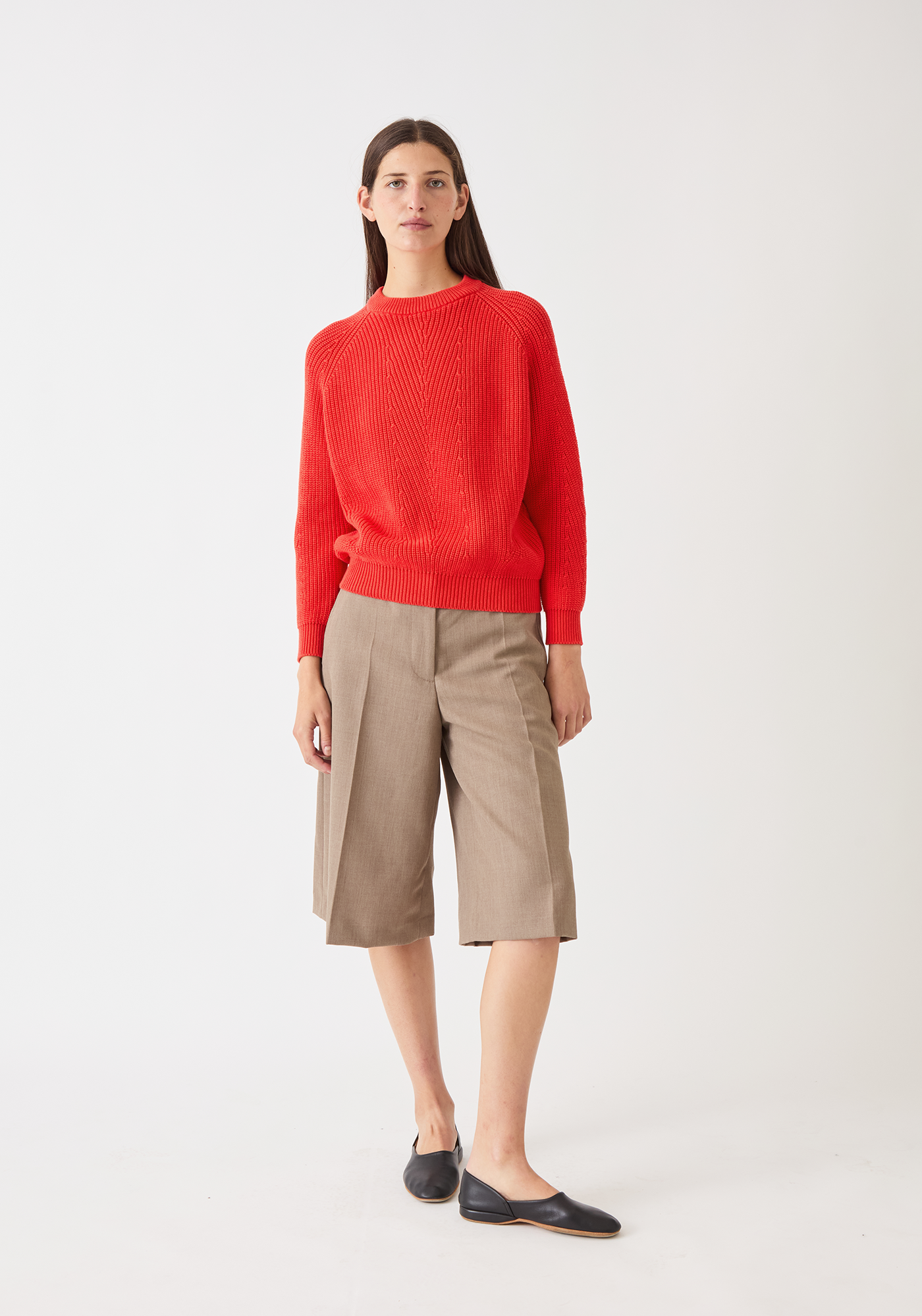 Chelsea Solid Cotton Sweater