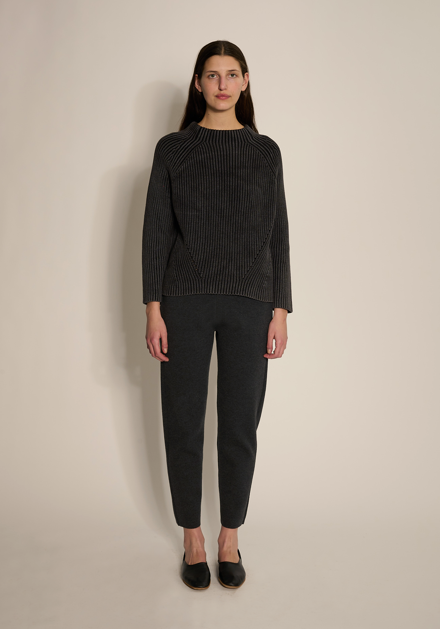 ダフネ ウォッシュドコットンセーター