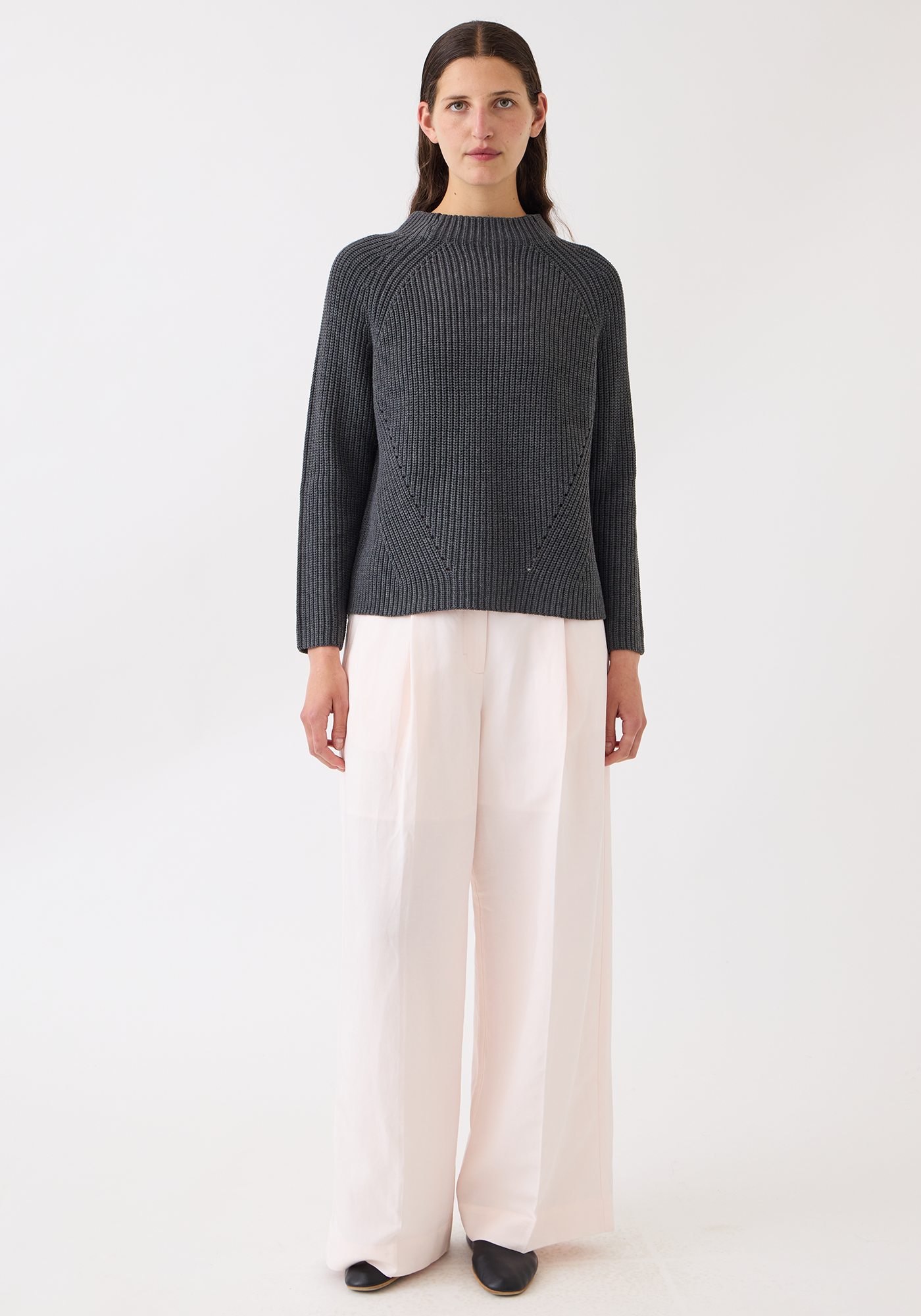 Daphne Solid Cotton Sweater