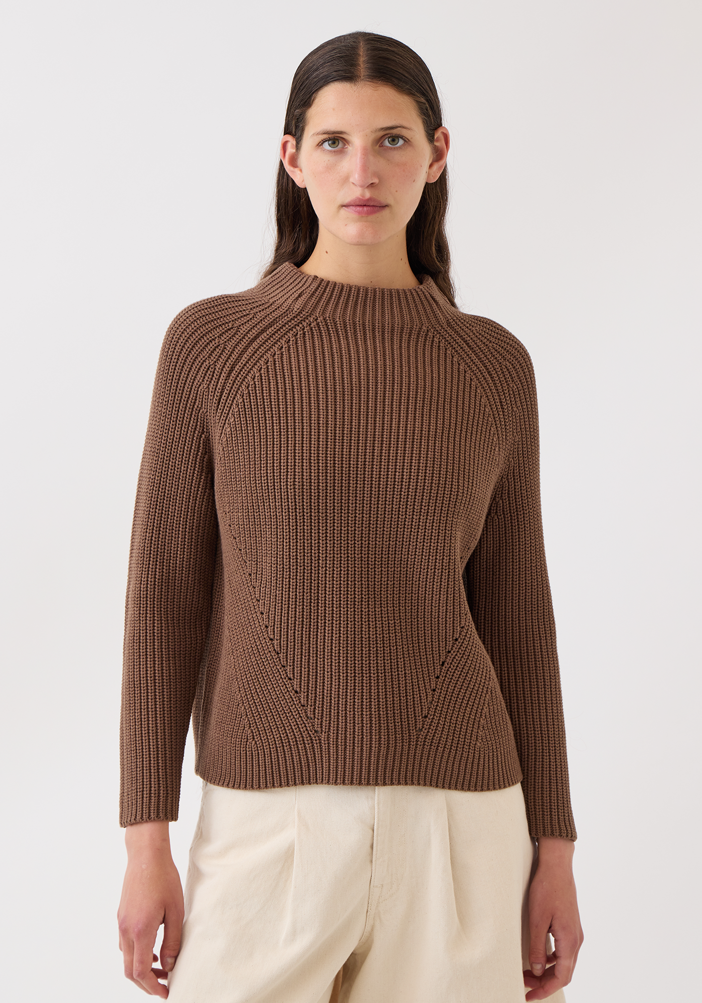 Daphne Solid Cotton Sweater