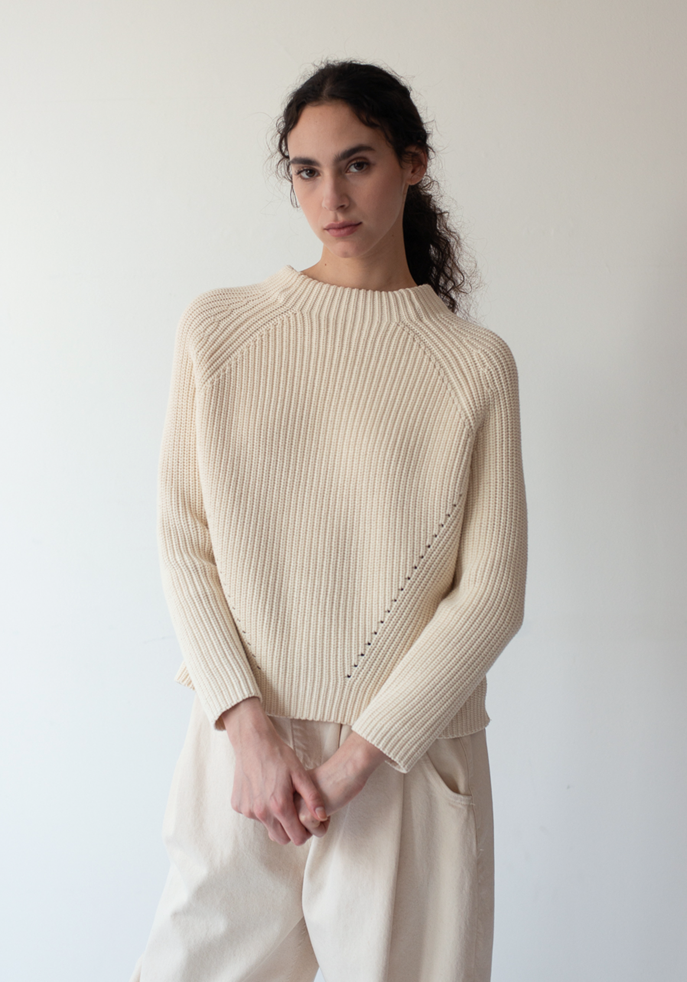 【RonHerman取扱】DEMYLEE DAPHNE ニット Daphne Washed Cotton Sweater