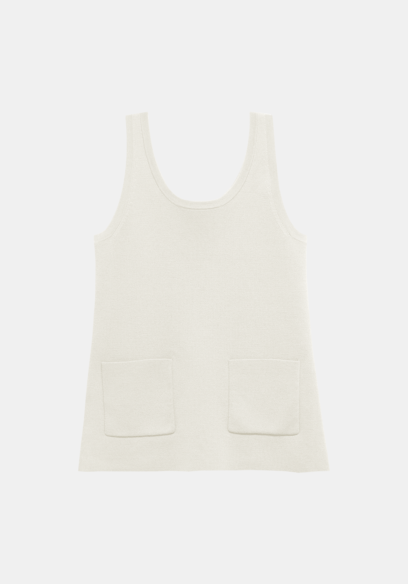 Diya Wool Cotton Top - Ivory