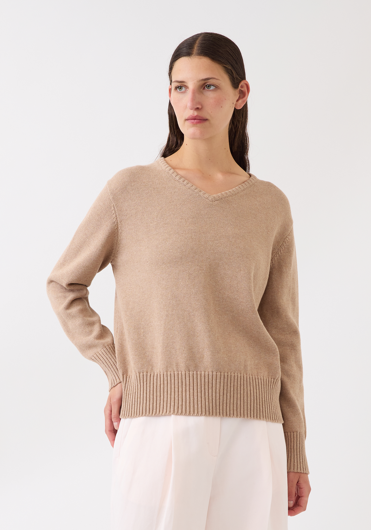 Elena Cotton Cashmere Sweater