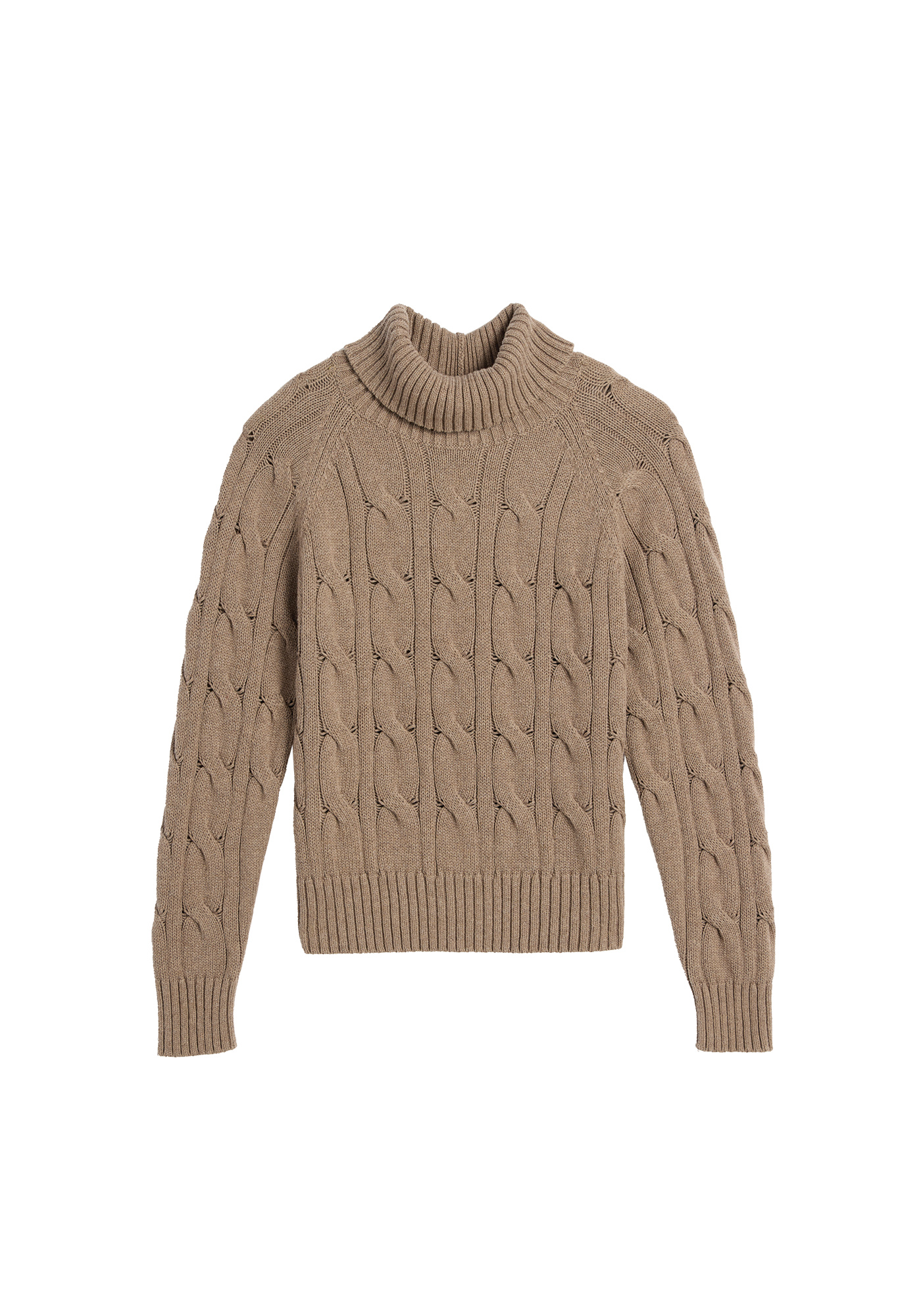 Elsie Cotton Cashmere Turtleneck Sweater