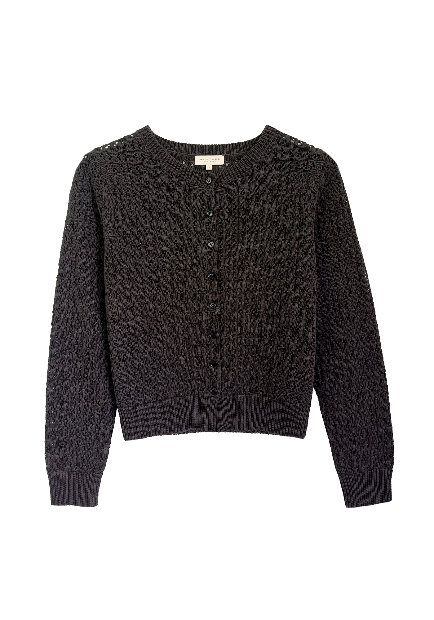 Emma Crochet Cotton Linen Cardigan