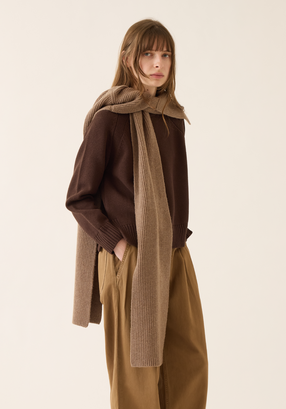 Etta Wool Cashmere Scarf