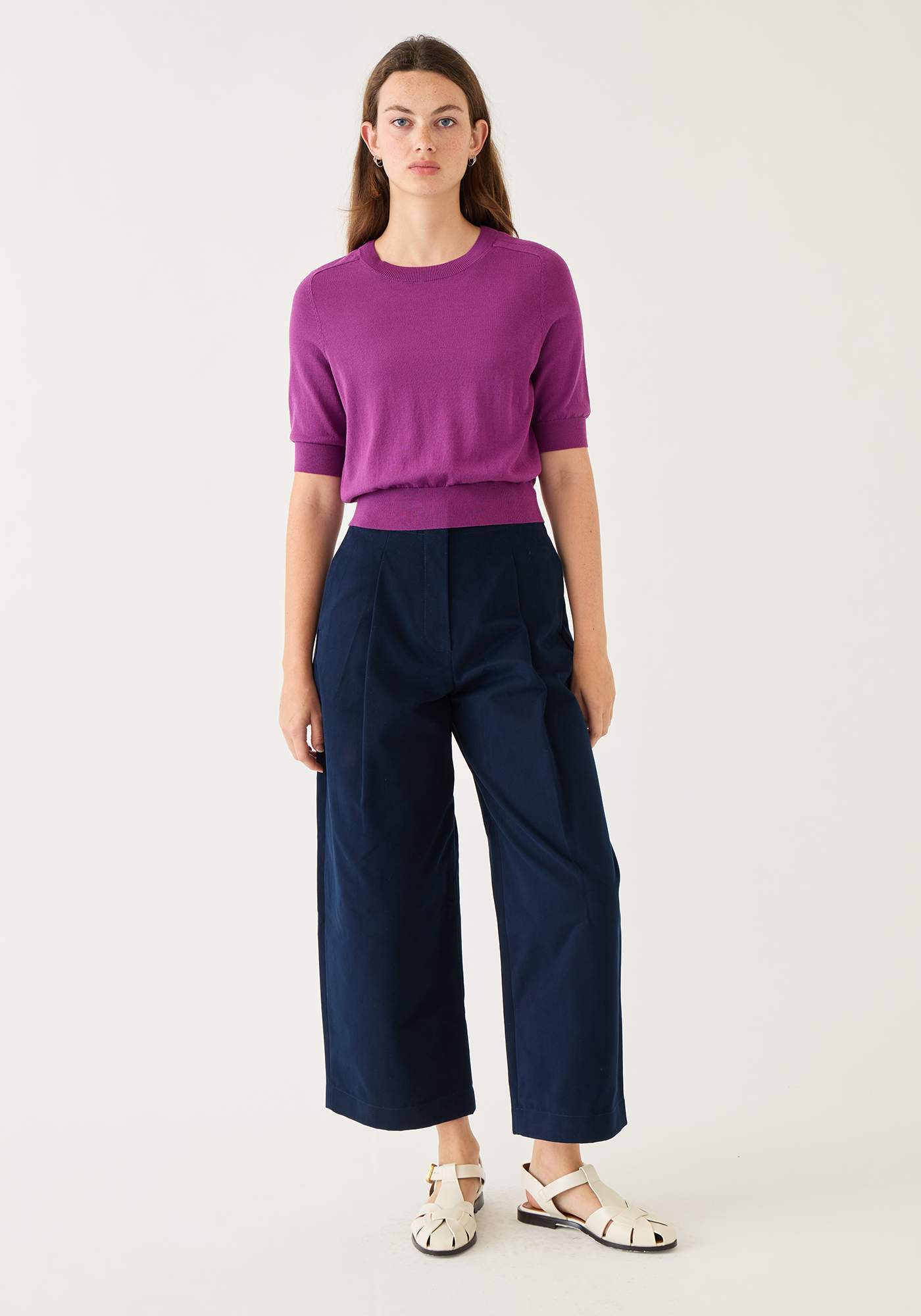 Greta Fine Cotton Stretch Top