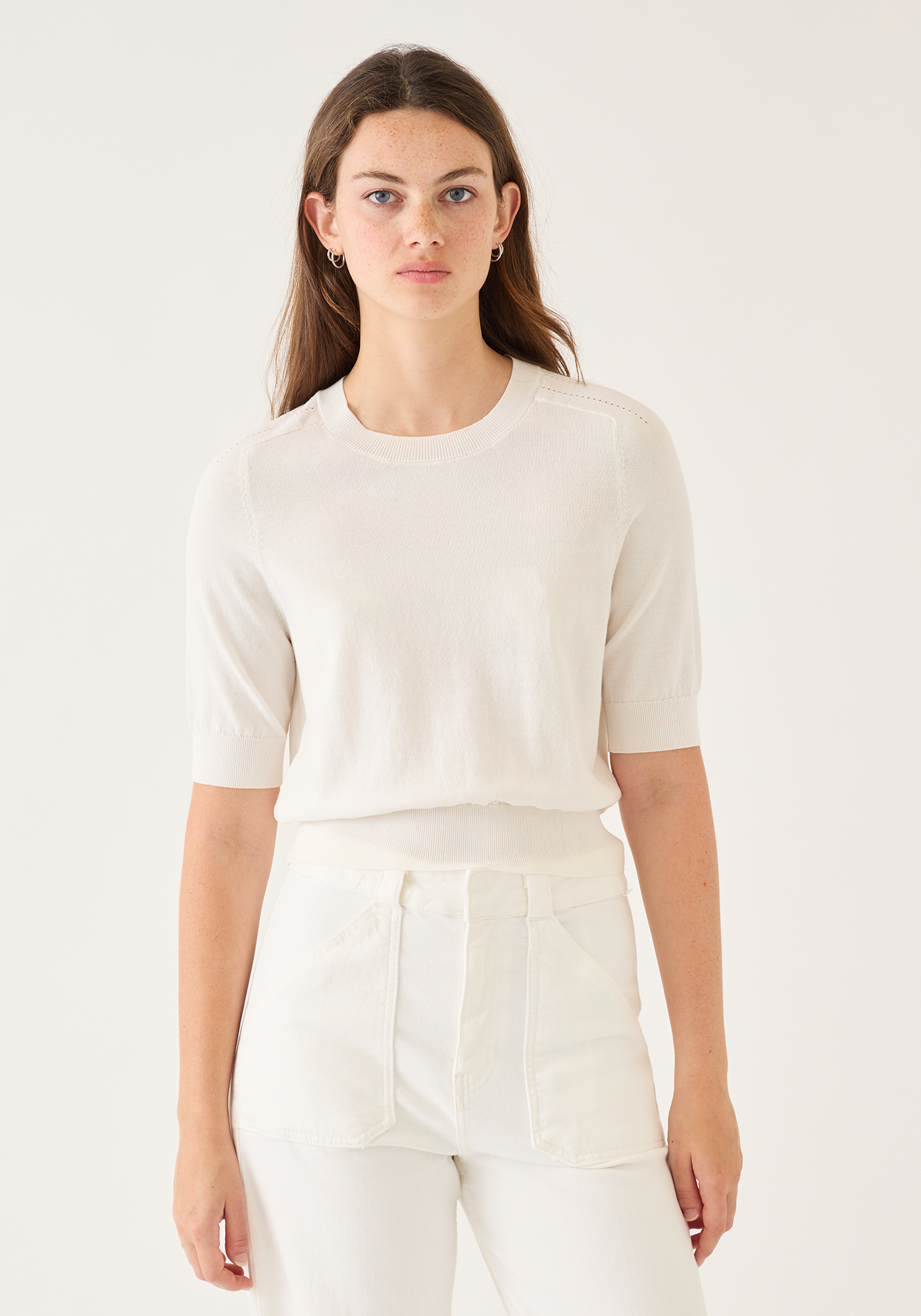 Greta Fine Cotton Stretch Top