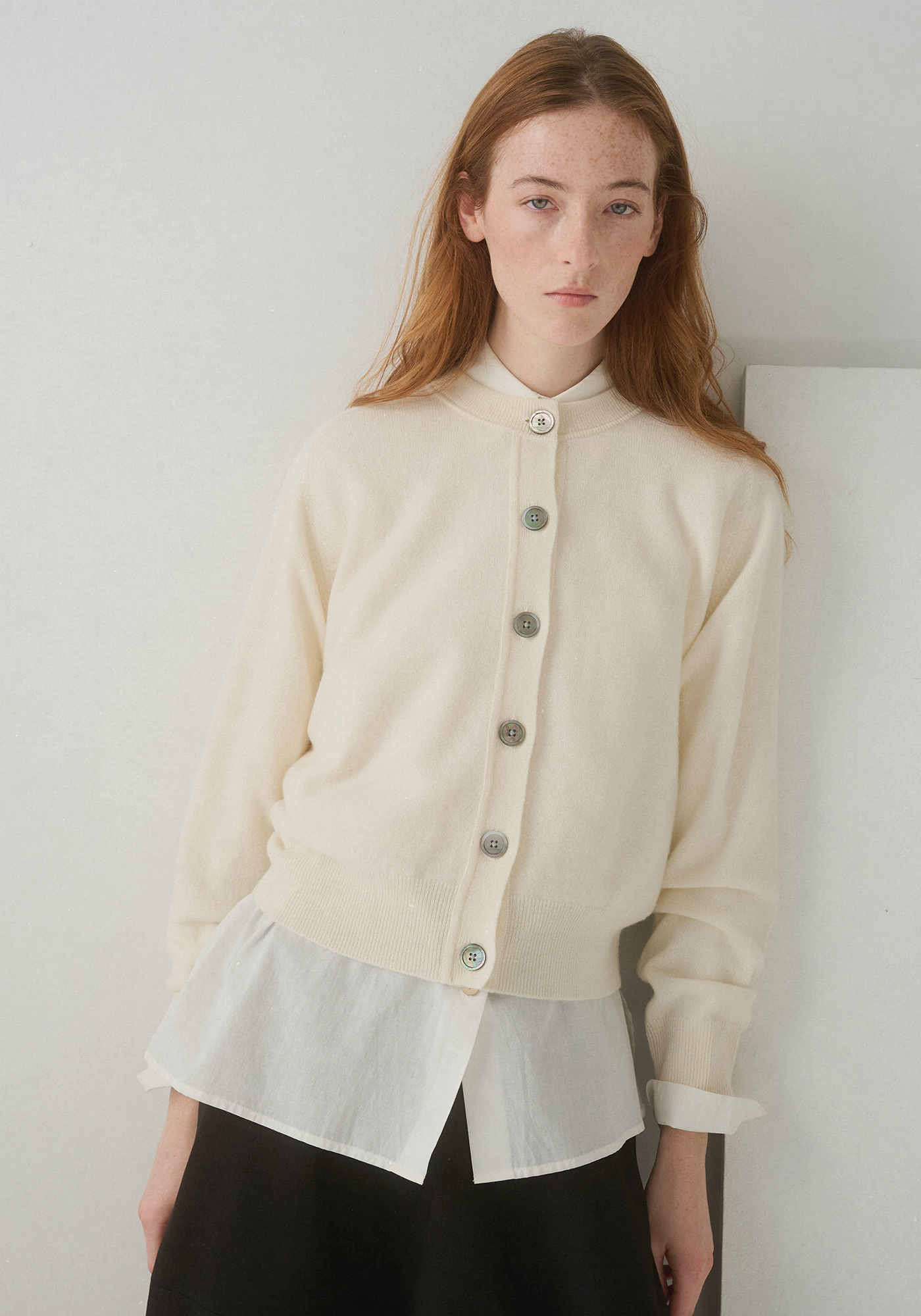 グウェン カシミア カーディガン