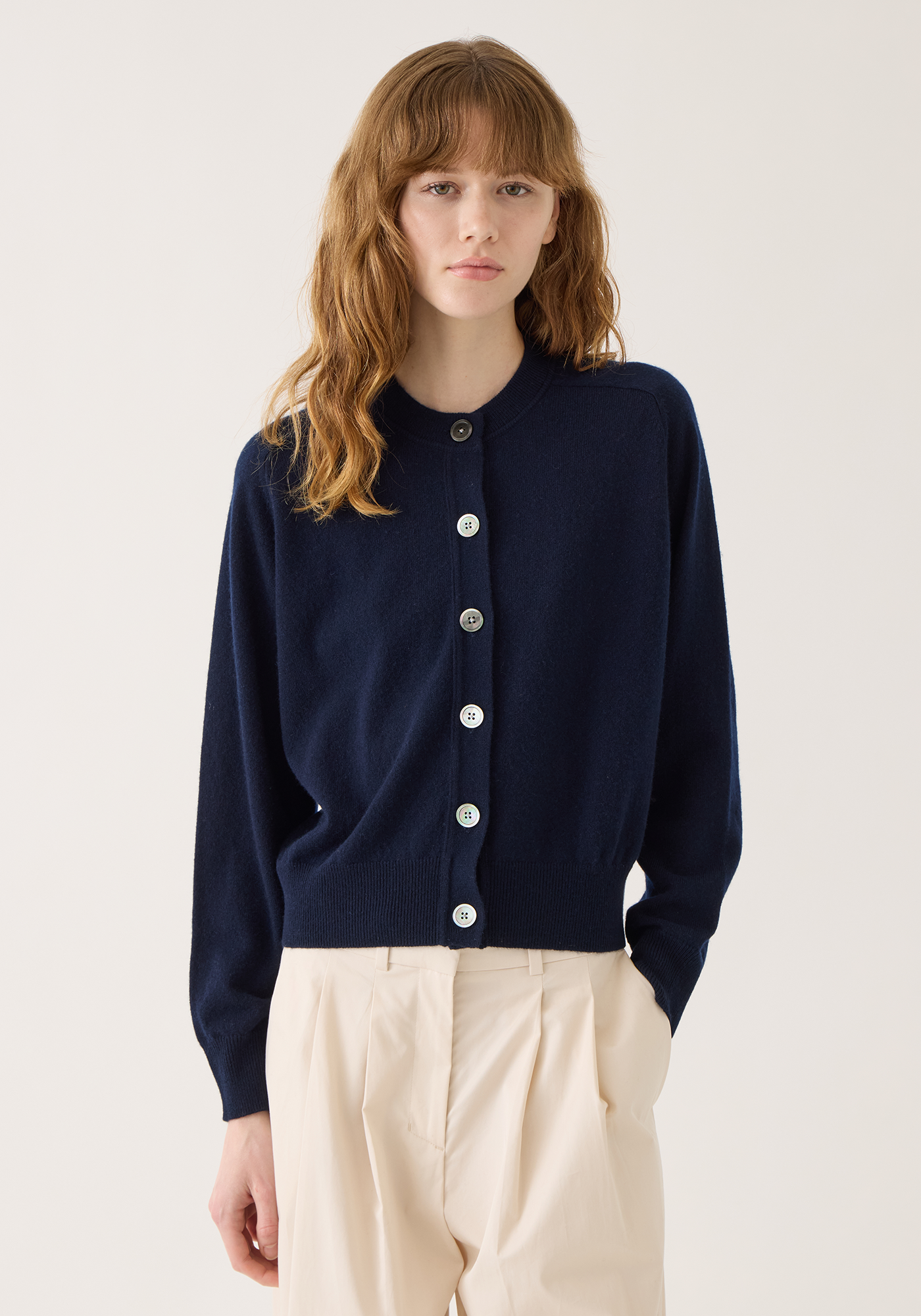 グウェン カシミア カーディガン