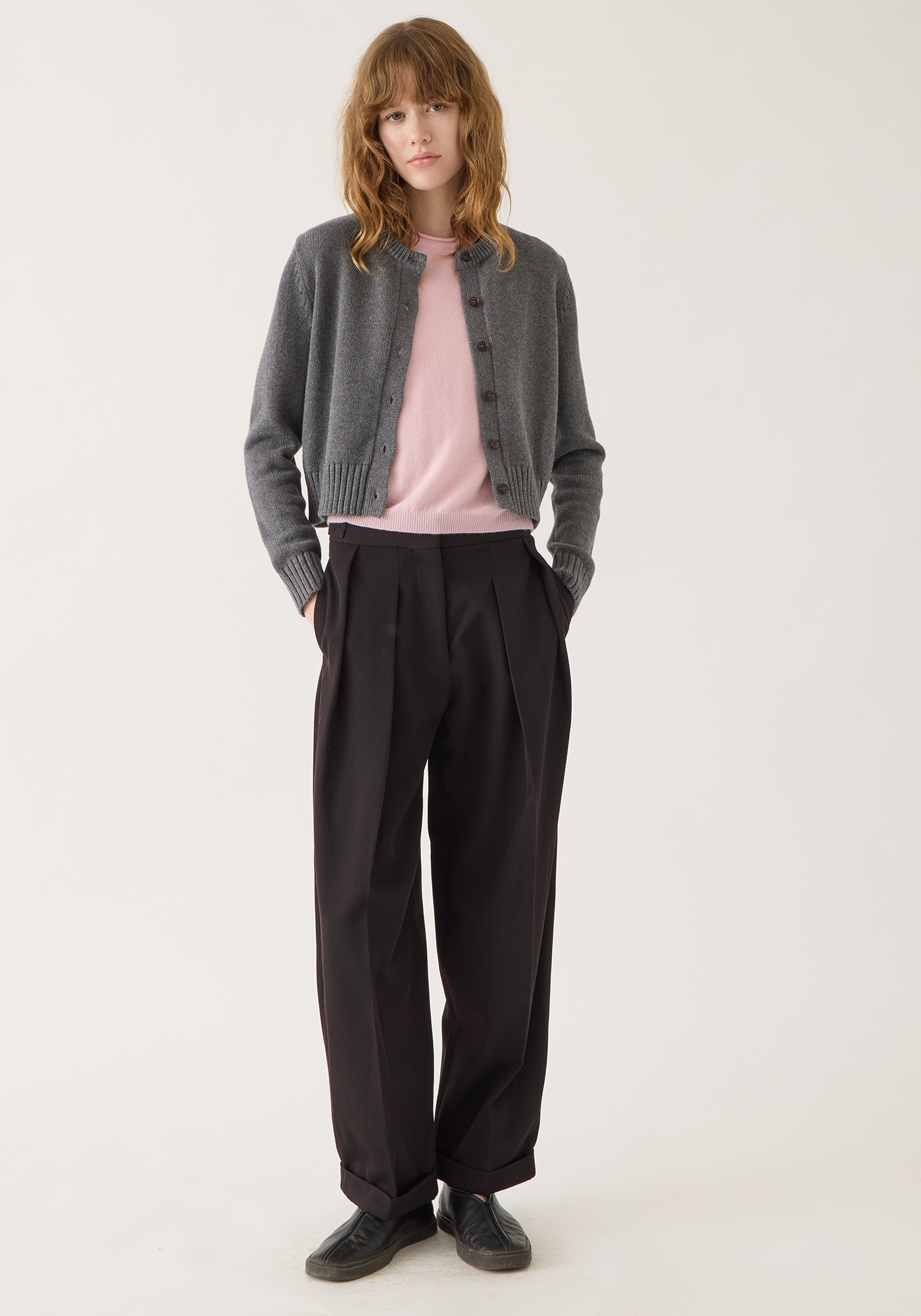 Hallie Cotton Cashmere Cardigan