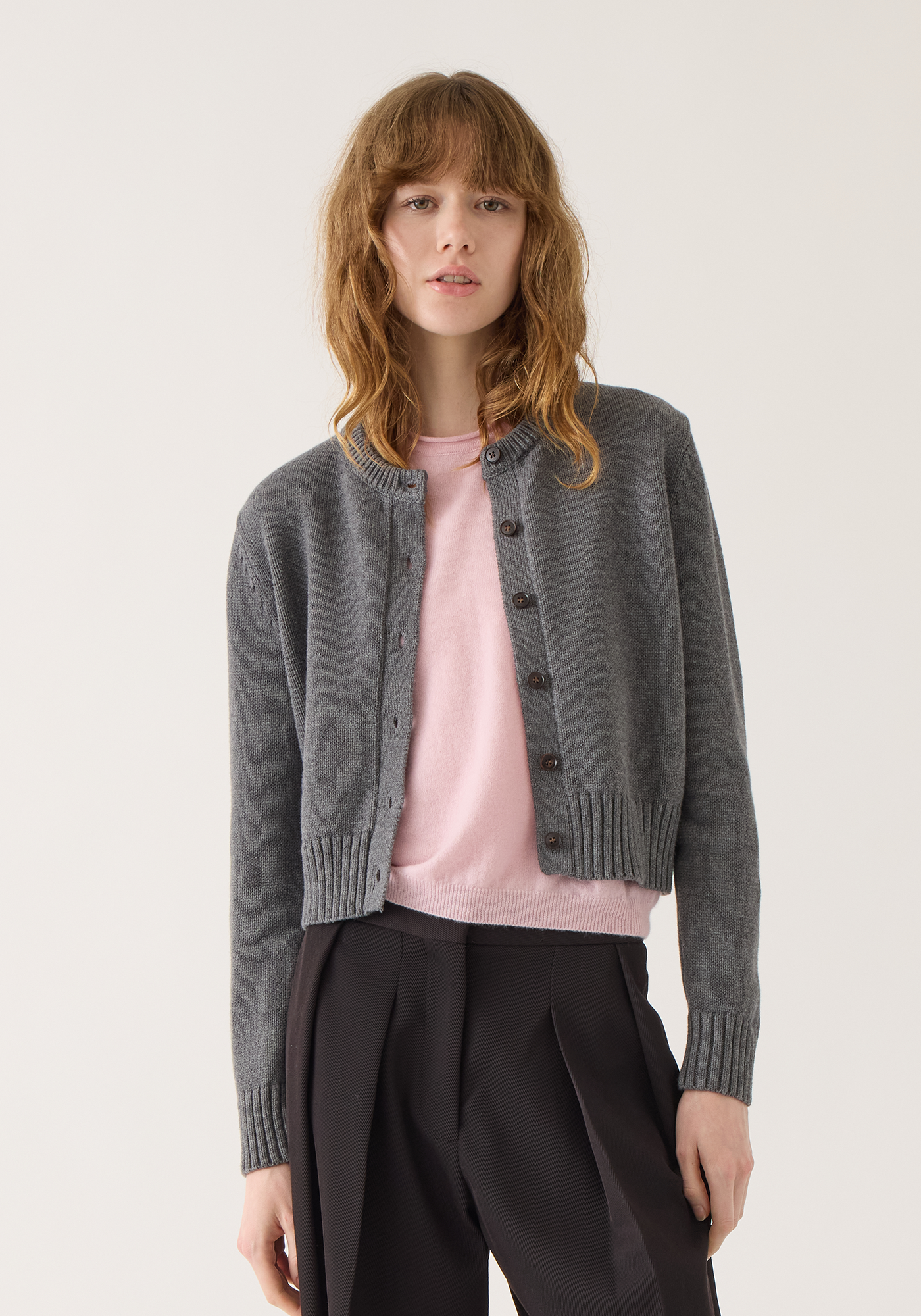 Hallie Cotton Cashmere Cardigan