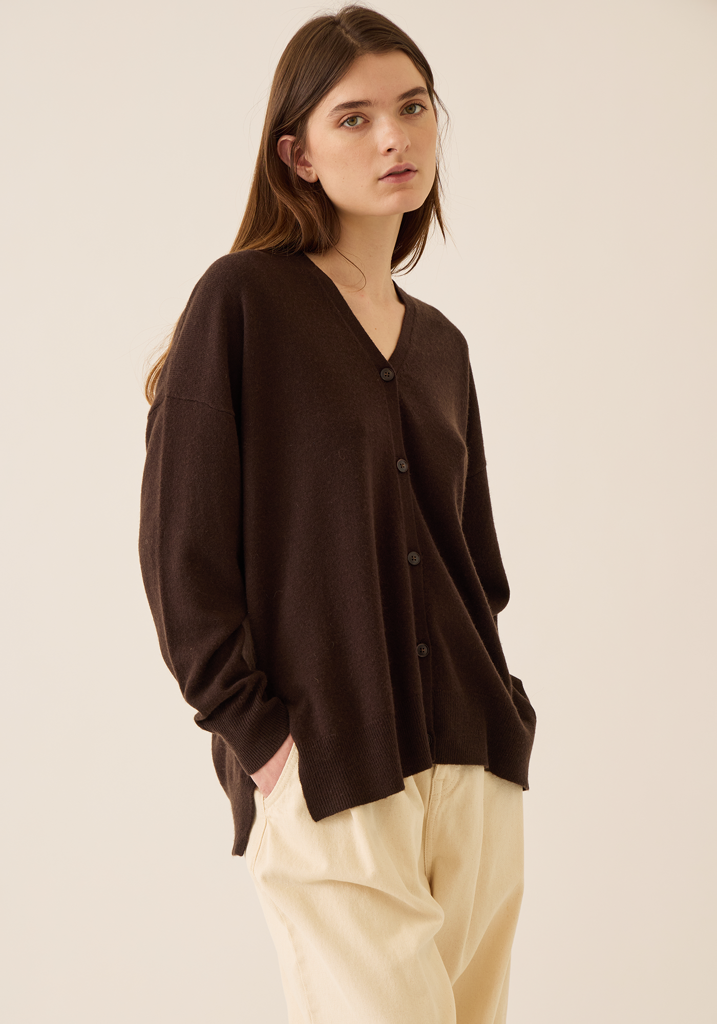 ジェイラ カシミア カーディガン