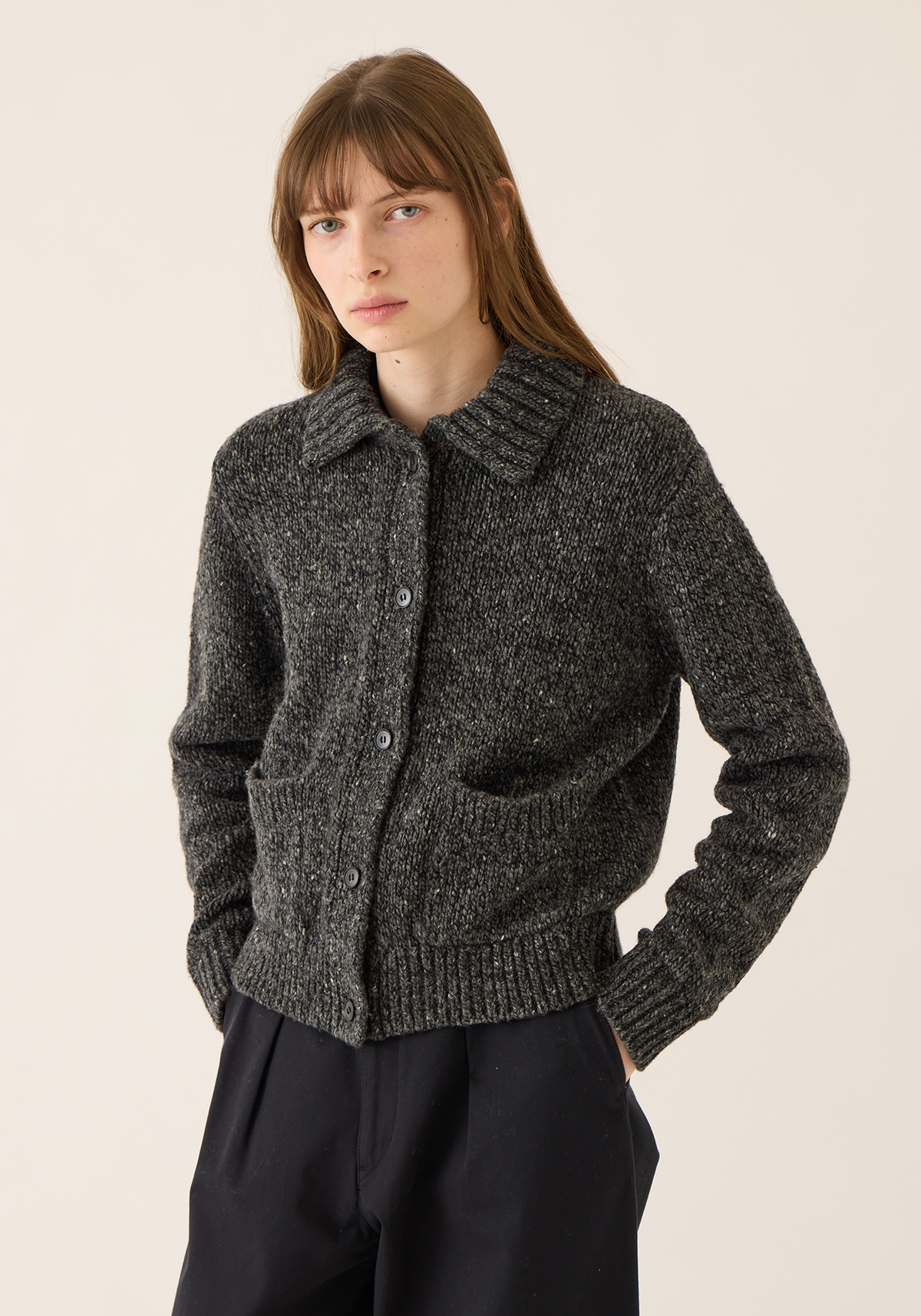 Julien Confetti Wool Alpaca Cardigan