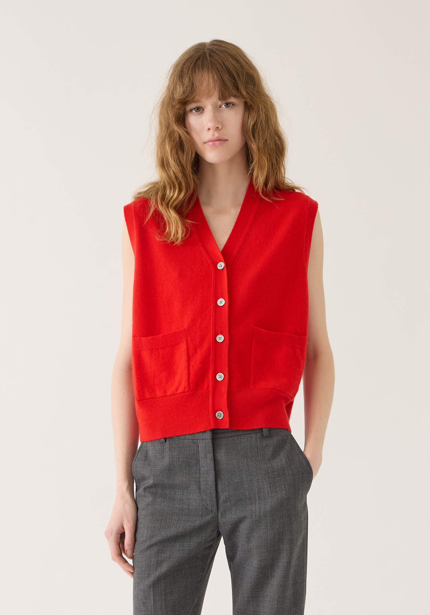 トップス maatee&sons 24aw CASHMERE  vest twelve BLOG | Cashmere W-Face Vest “River” | twelve blog