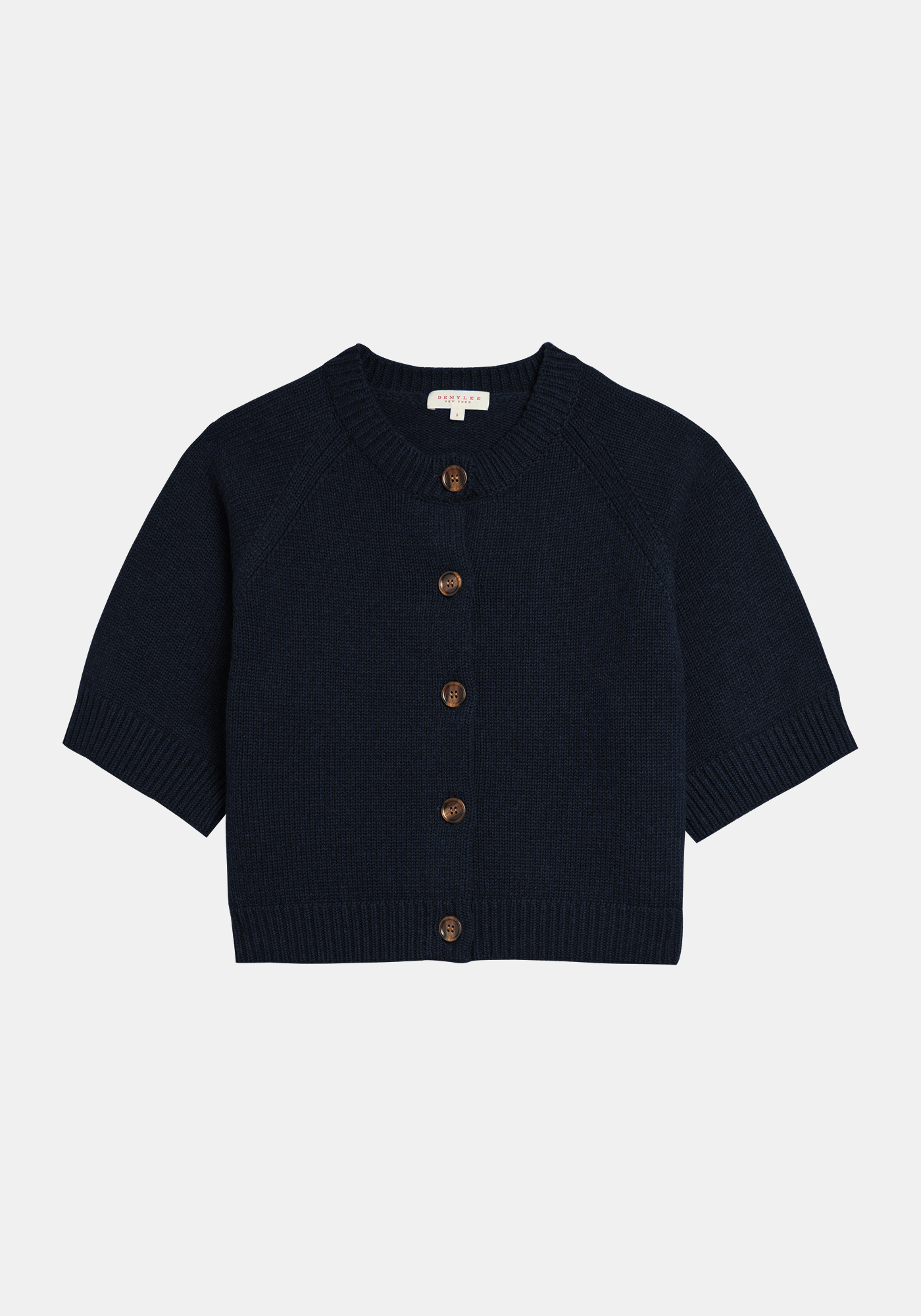 Lakti Cotton Cardigan - Navy