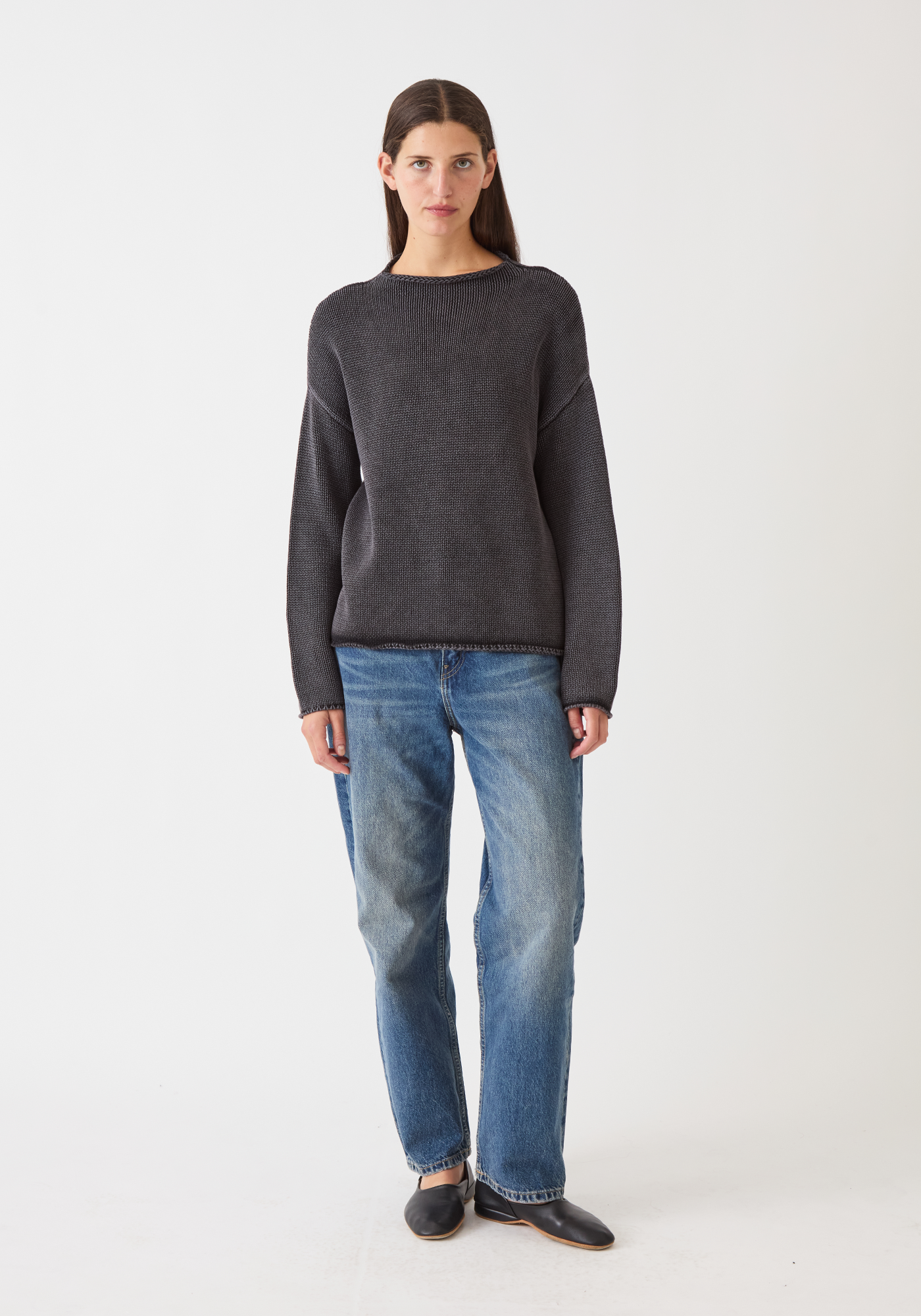 ラミス ウォッシュドコットンセーター