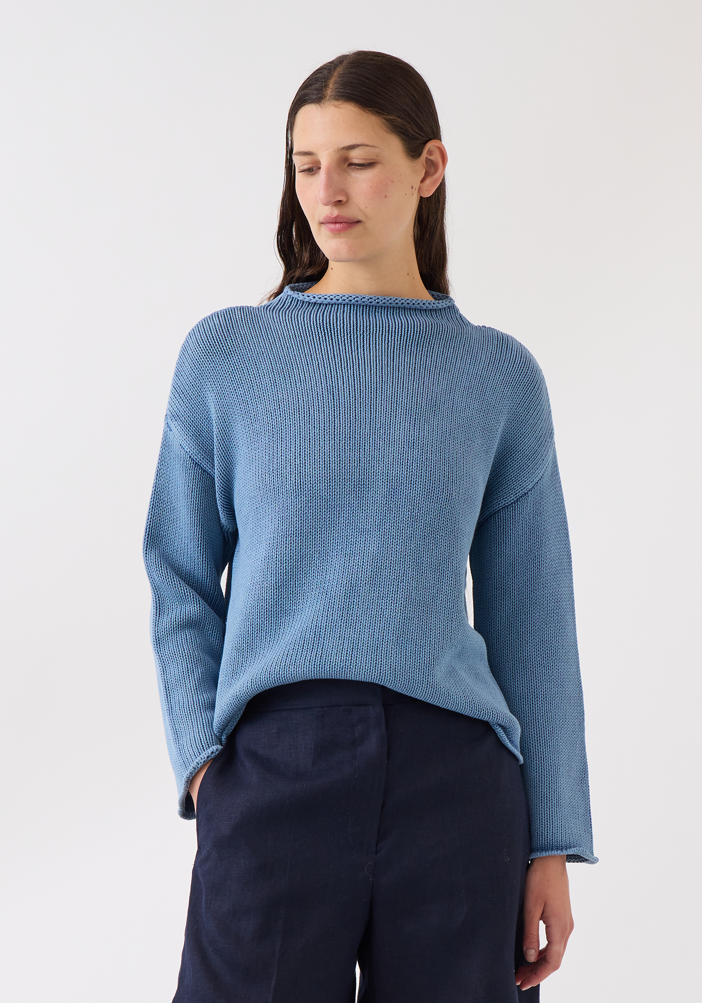 Lamis Washed Cotton Sweater