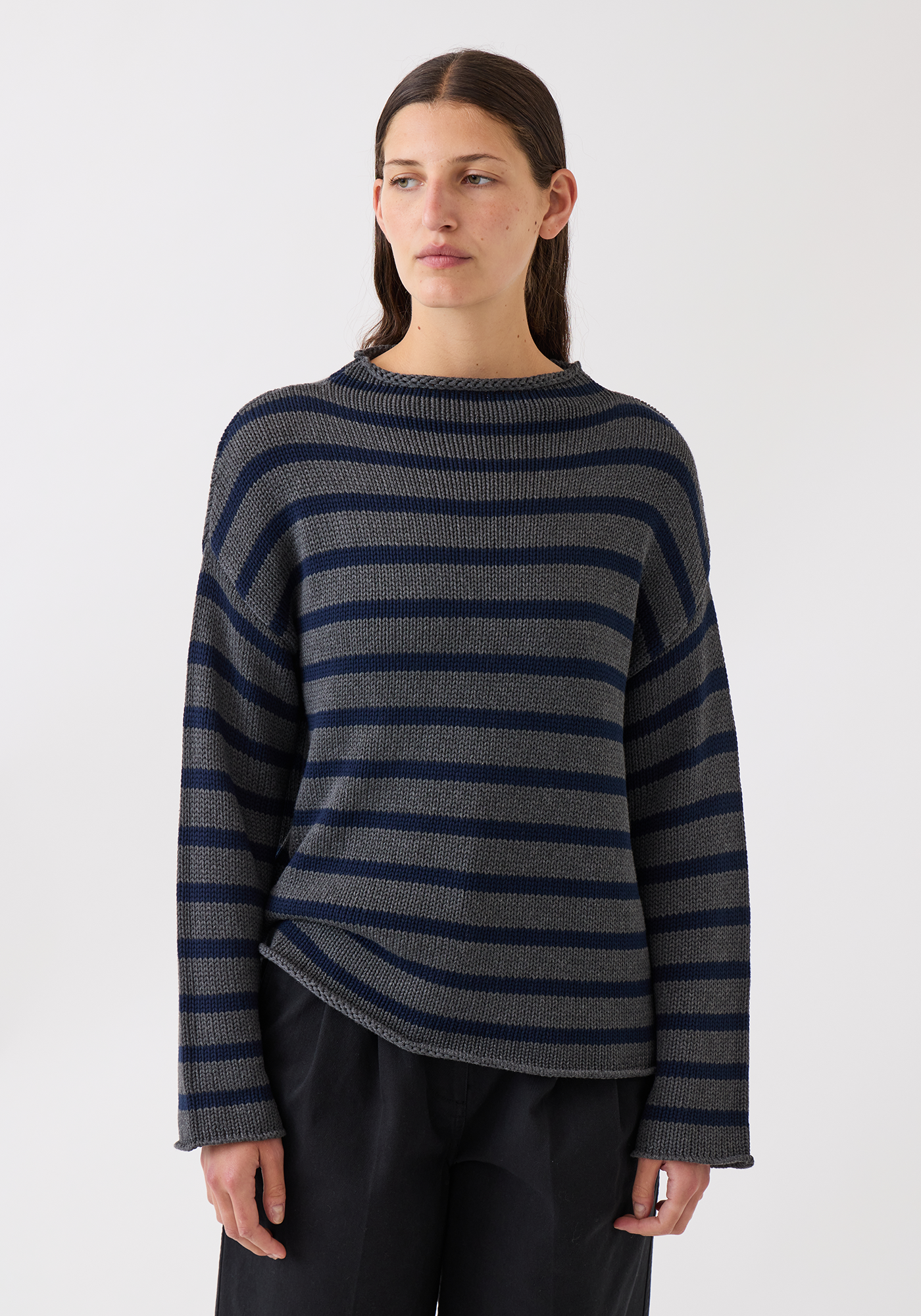Lamis Stripe Cotton Sweater