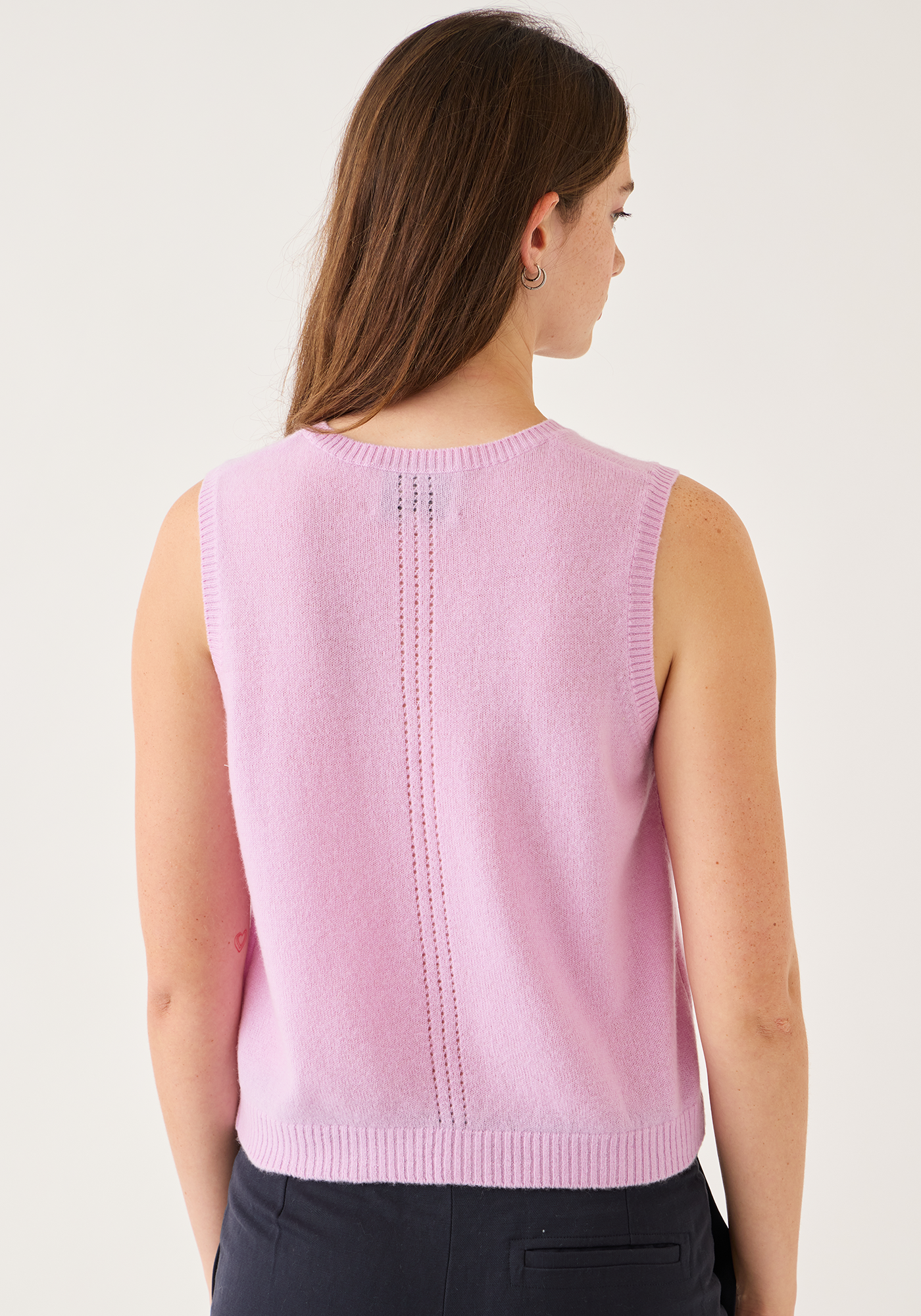 Lila Cashmere Top