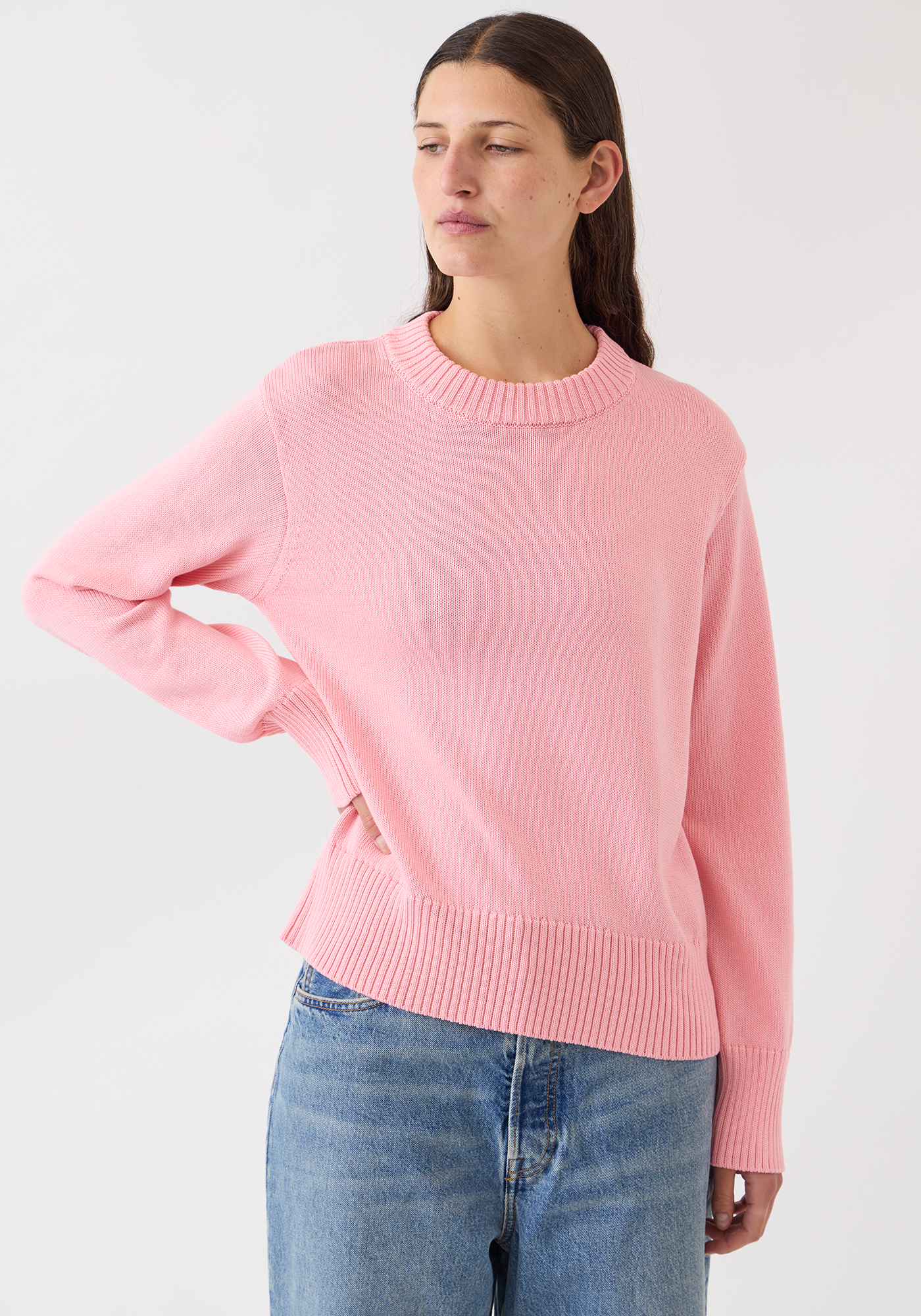 Lucia Cotton Sweater - Taupe