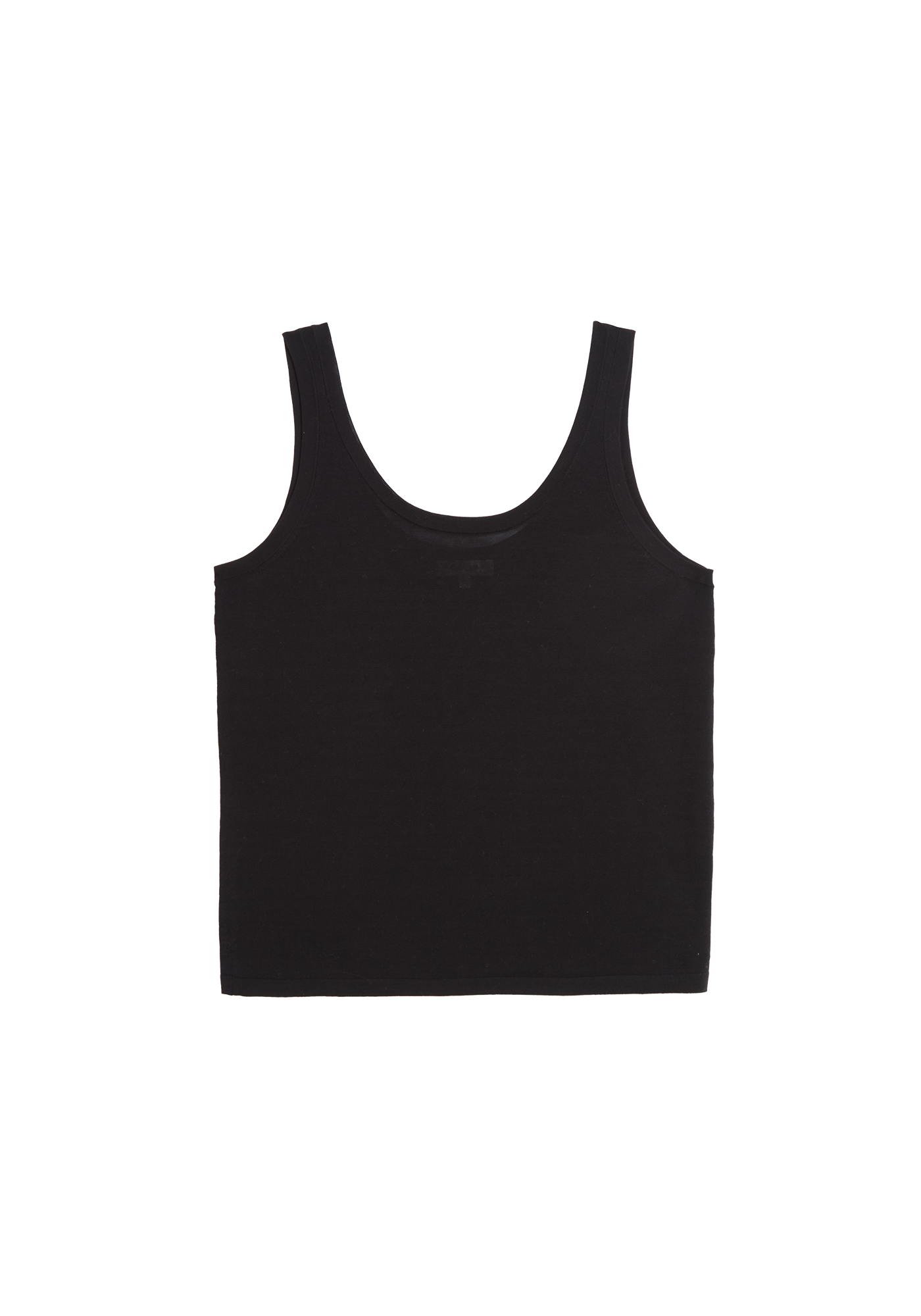 Maria Fine Pima Cotton Top - Black