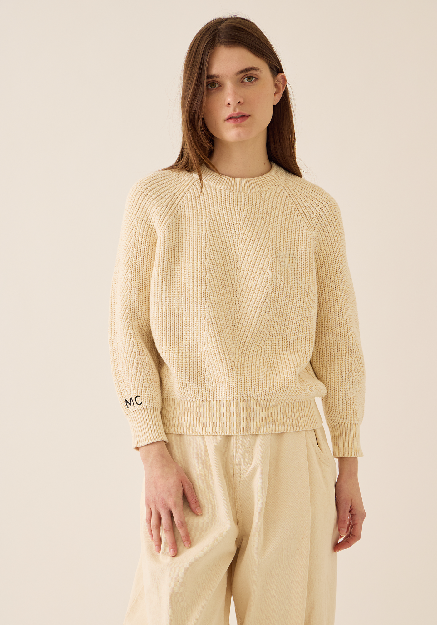 Chelsea Solid Cotton Sweater